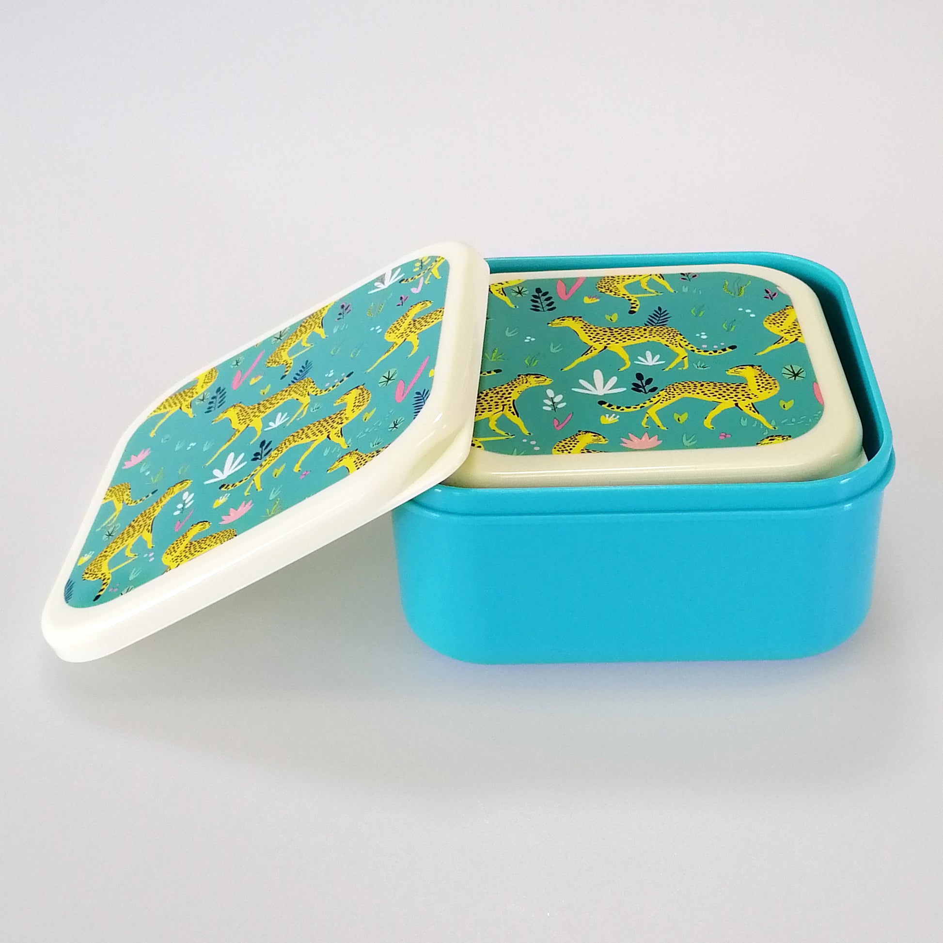 Cheetah Snack Box - Set of 3