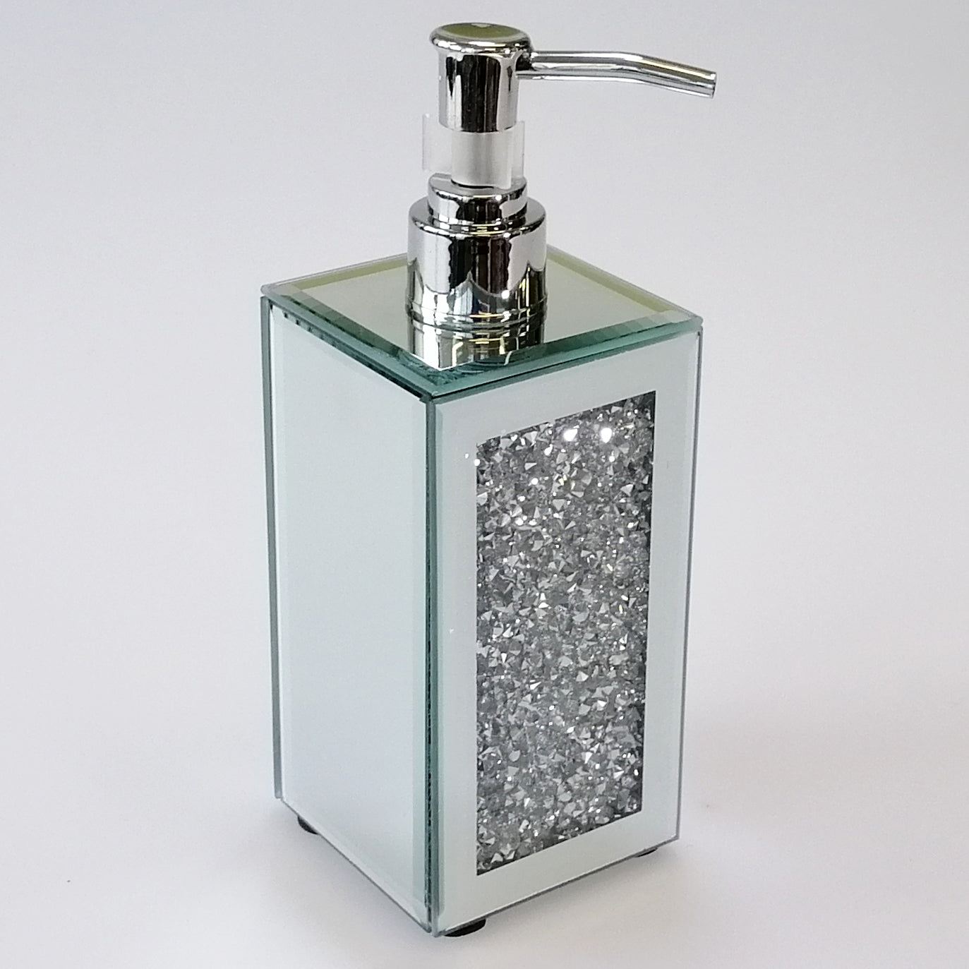 Crushed Glass-Look Soap Dispenser
