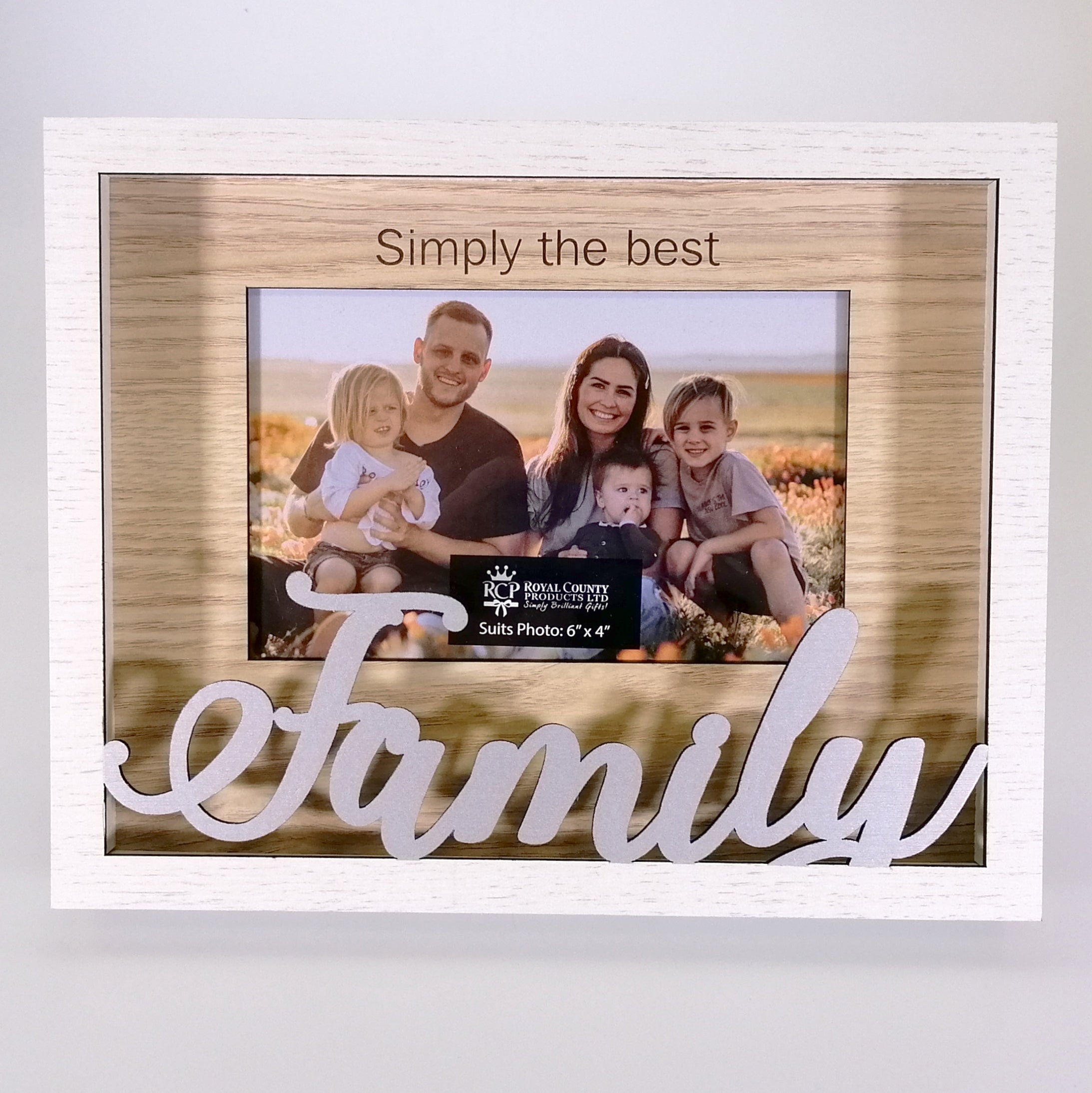 Simply the Best Frame 4"x 6" - Family