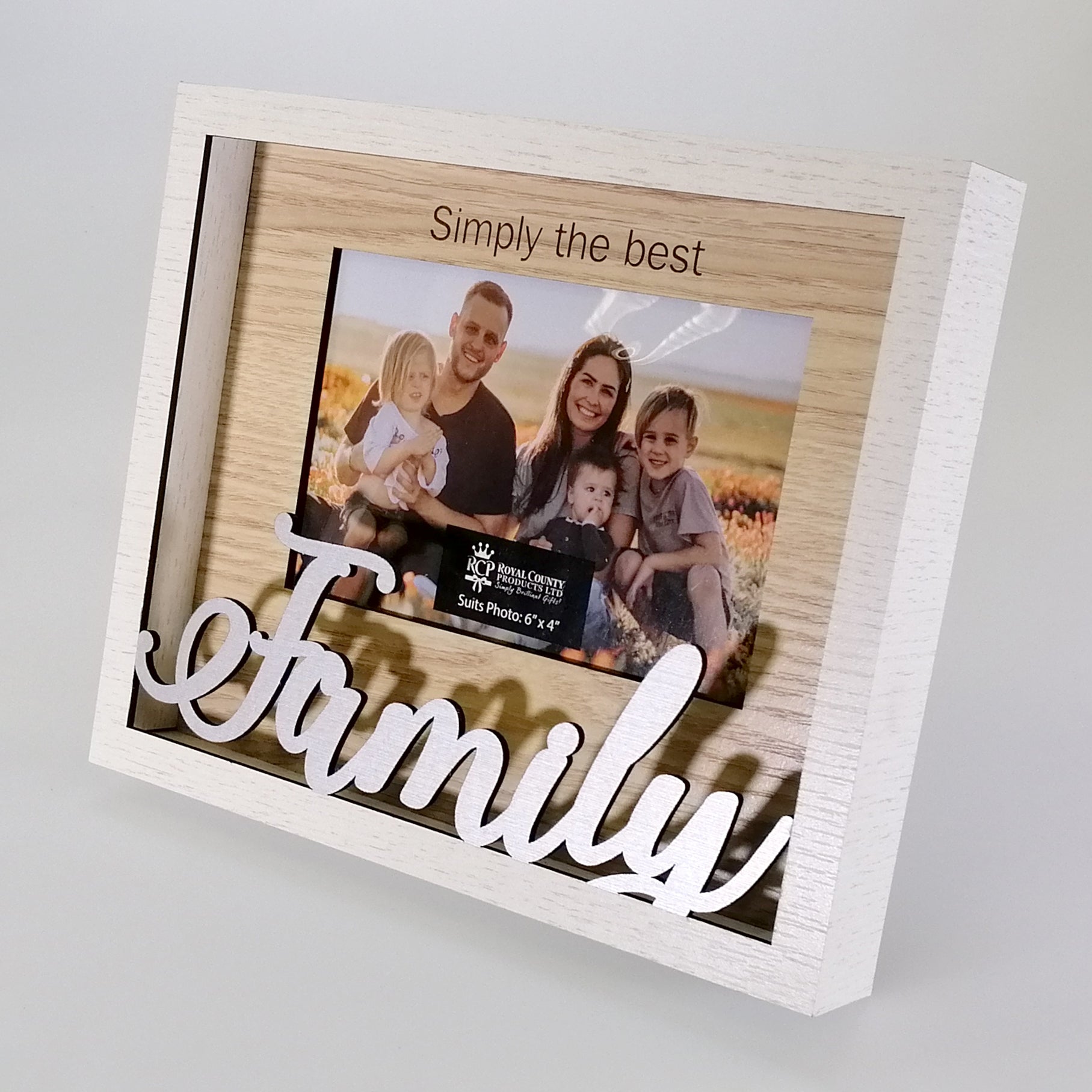 Simply the Best Frame 4"x 6" - Family