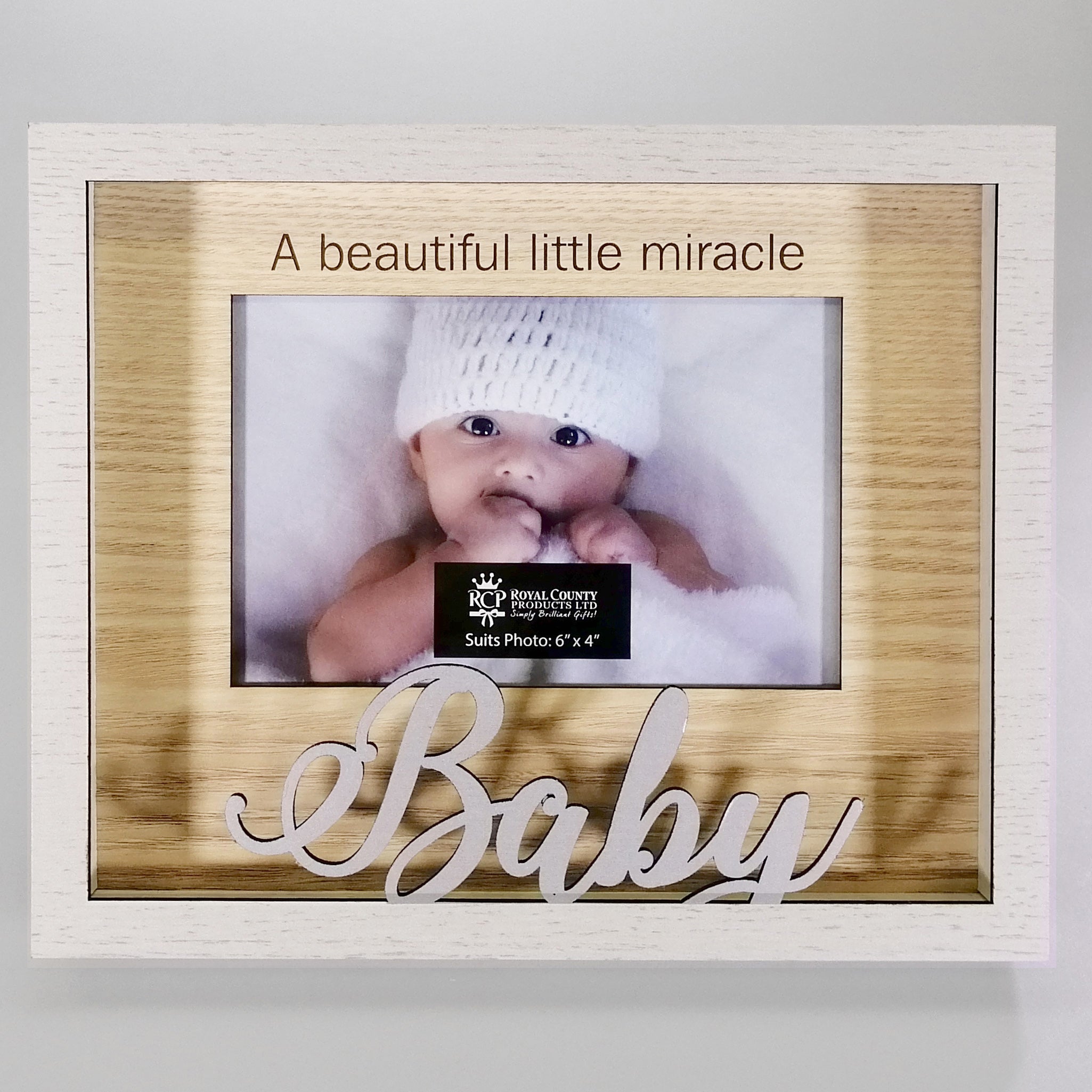 Beautiful Miracle Frame 4"x 6" - Baby