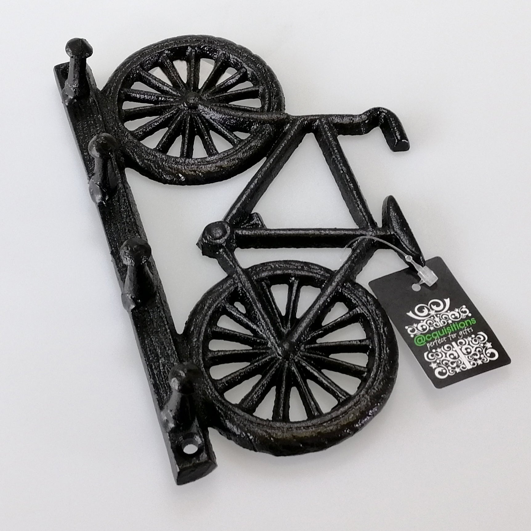 Cast Iron Wall Hooks - Bicycle