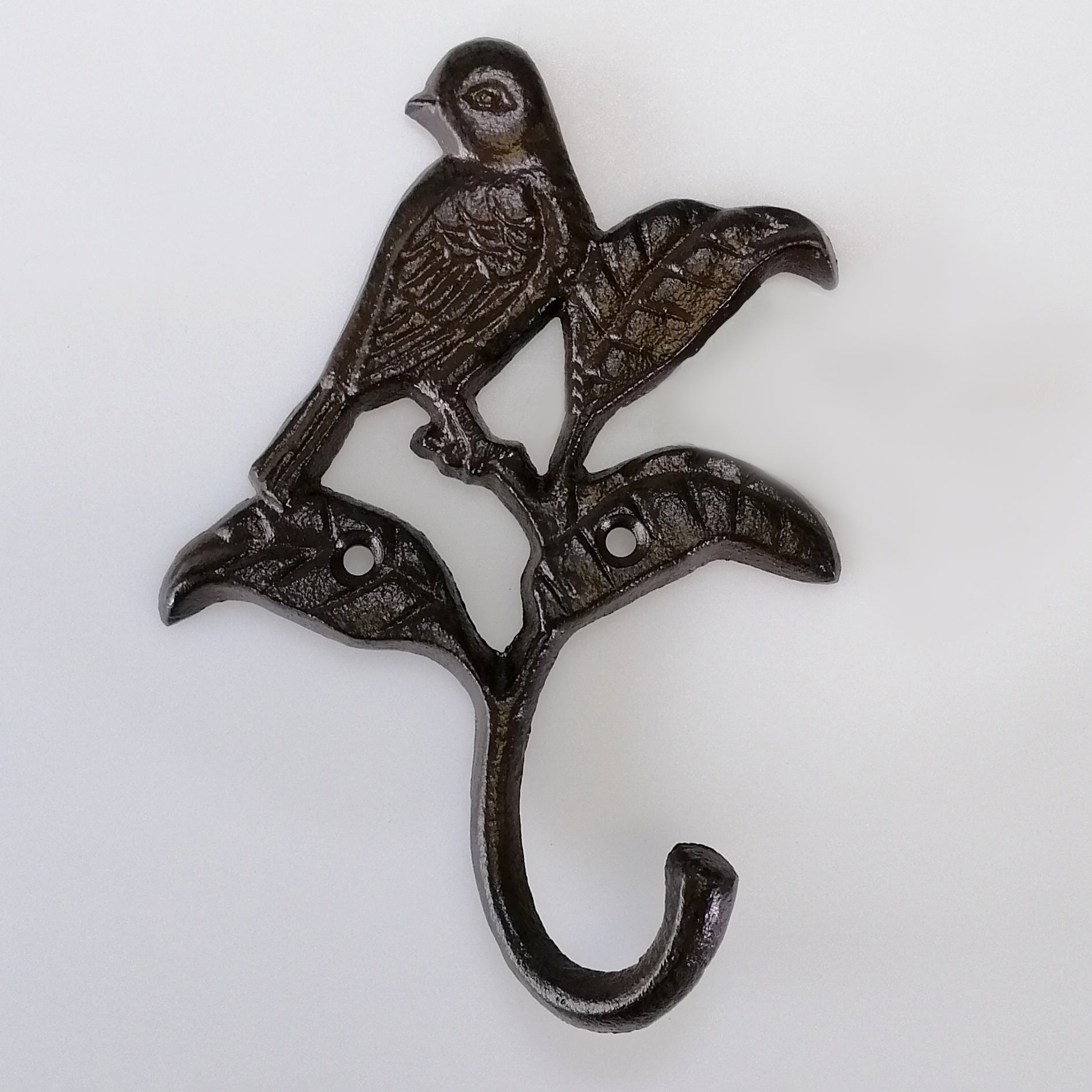 Cast Iron Wall Hook - Bird on a Branch