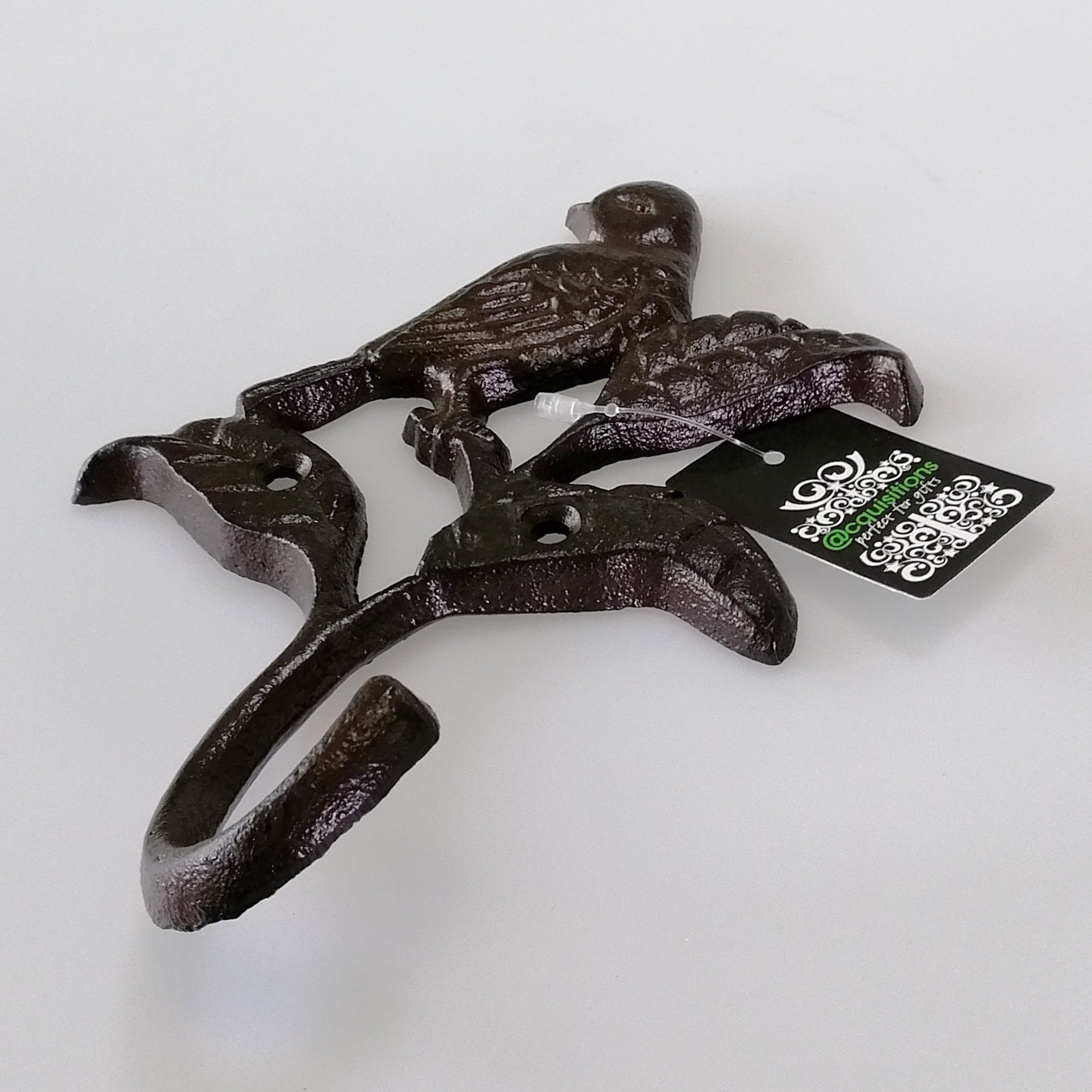 Cast Iron Wall Hook - Bird on a Branch