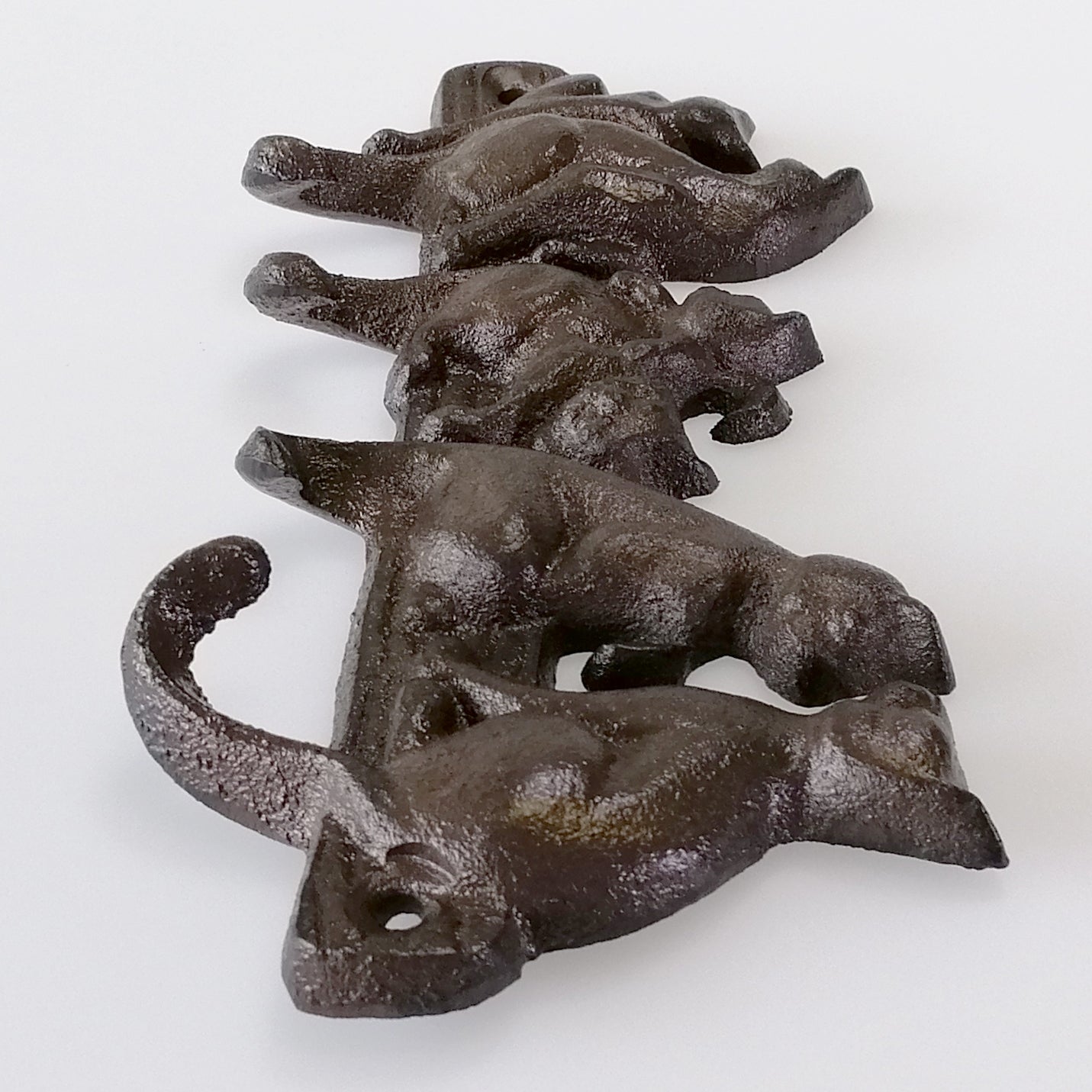 Cast Iron Wall Hooks - Sitting Cats