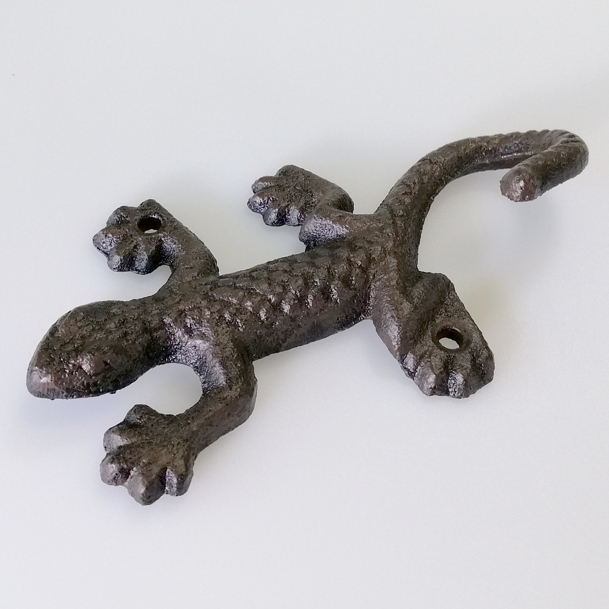 Cast Iron Wall Hook - Small Lizard