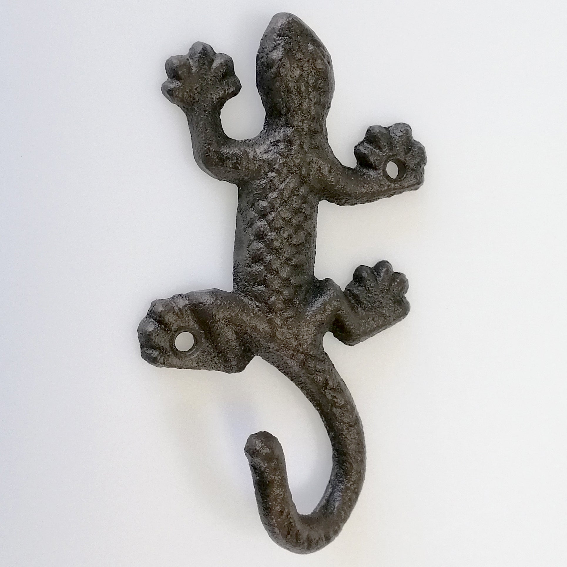 Cast Iron Wall Hook - Small Lizard