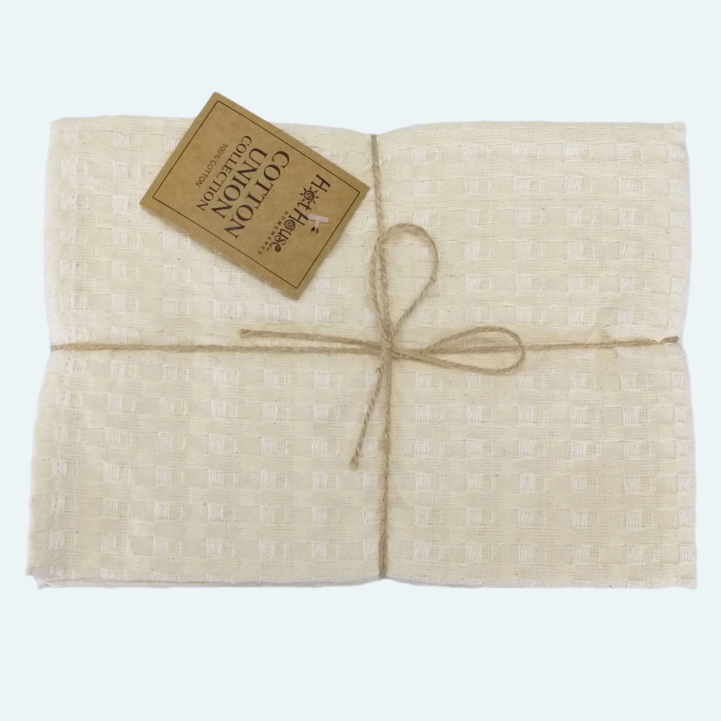 Tea Towel - Cotton Union Natural - Set of 2