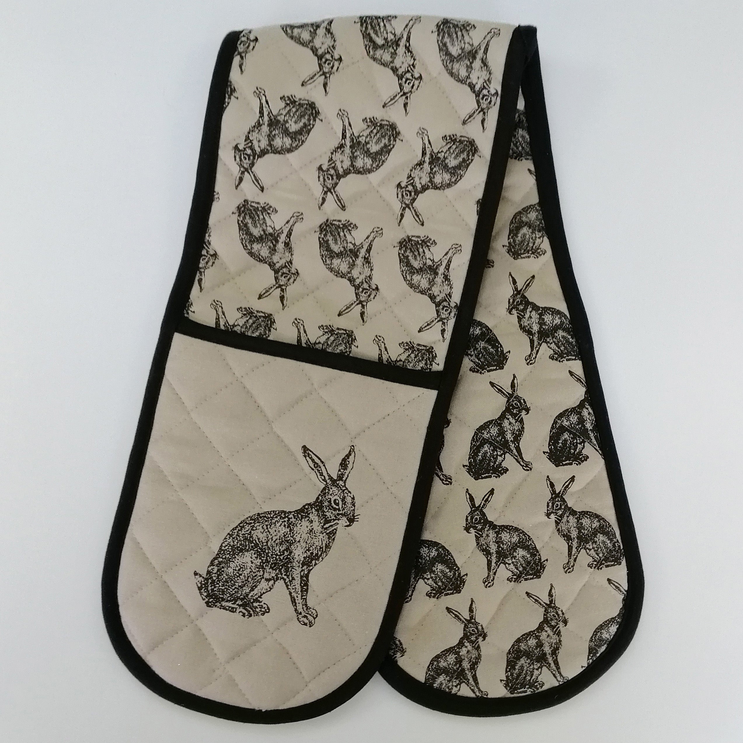 Double Oven Mitt - Hare Design
