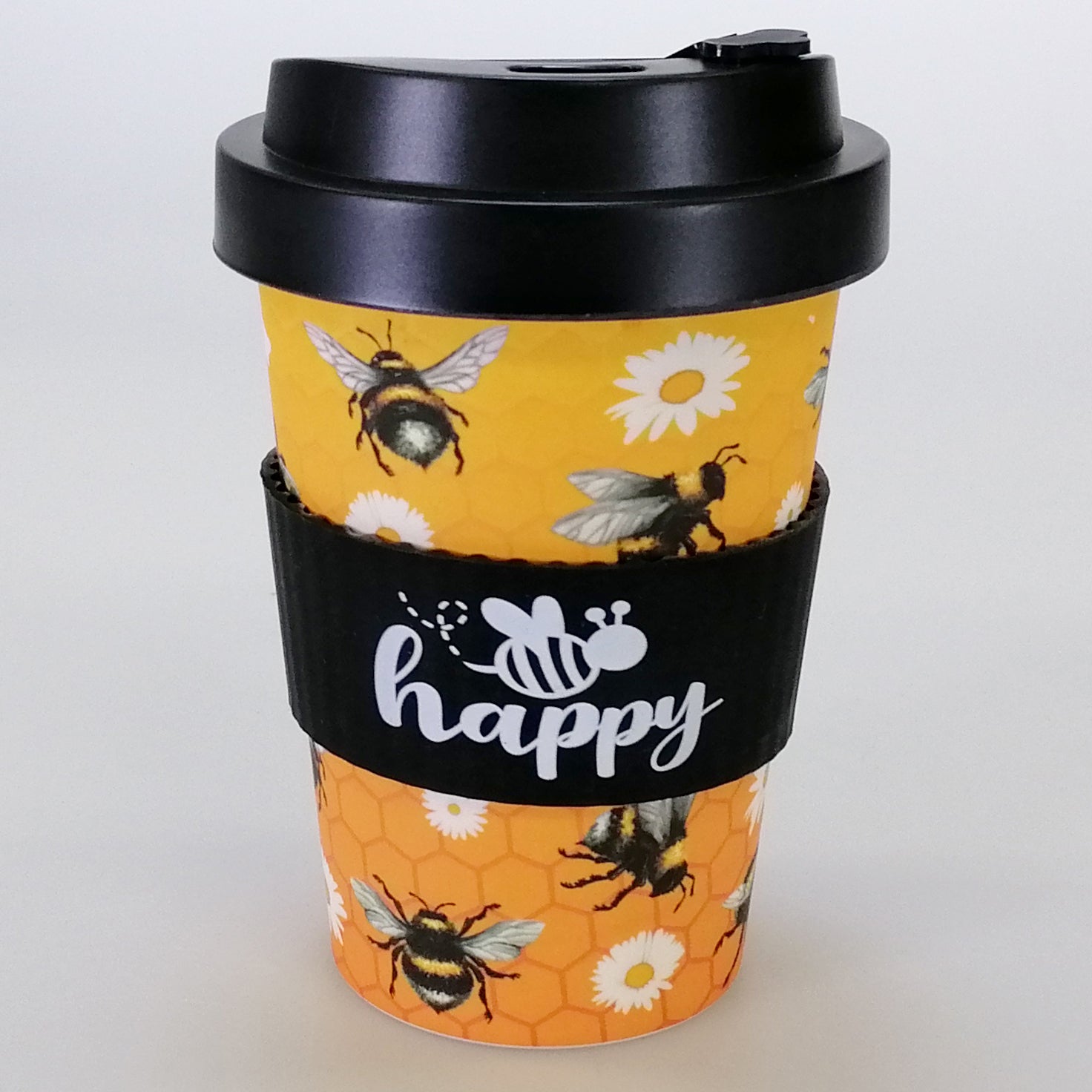 Eco-to-Go Bamboo Cup - 'Bee Happy' - 470ml
