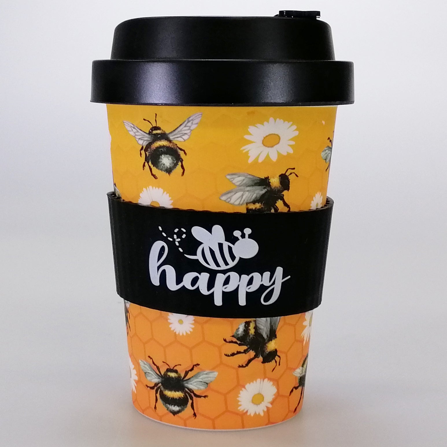 Eco-to-Go Bamboo Cup - 'Bee Happy' - 470ml