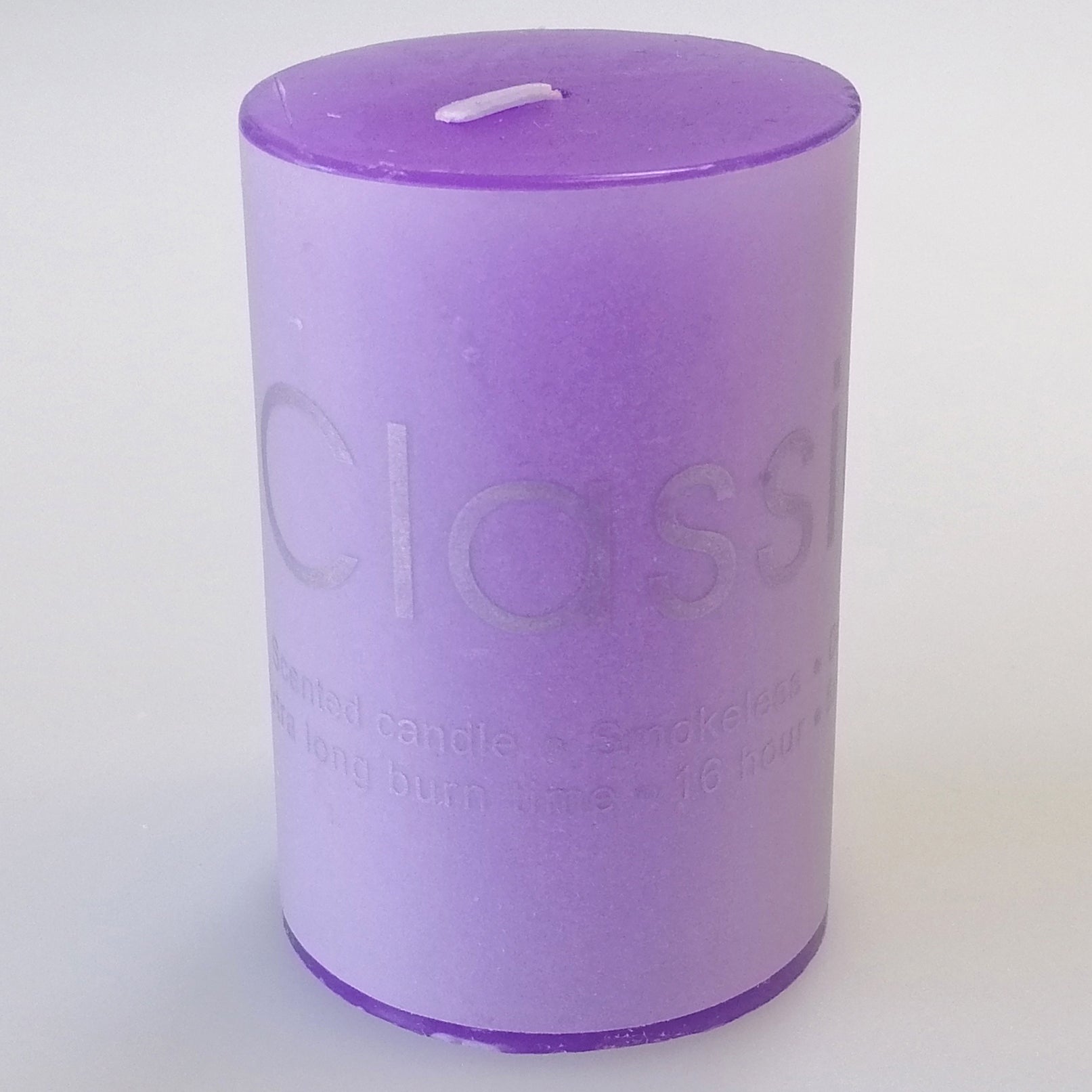 Classic Coloured Candle - 5 x 7.5cm - Lavender