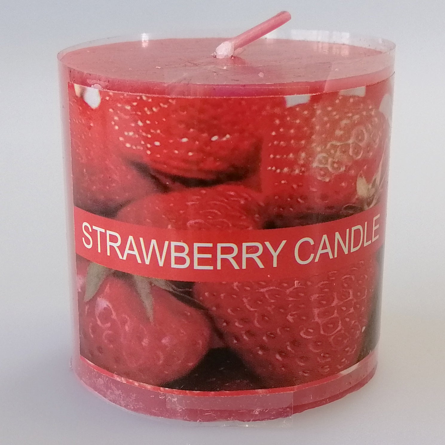 Votive Scented Candle - 5cm x 5cm - Strawberry