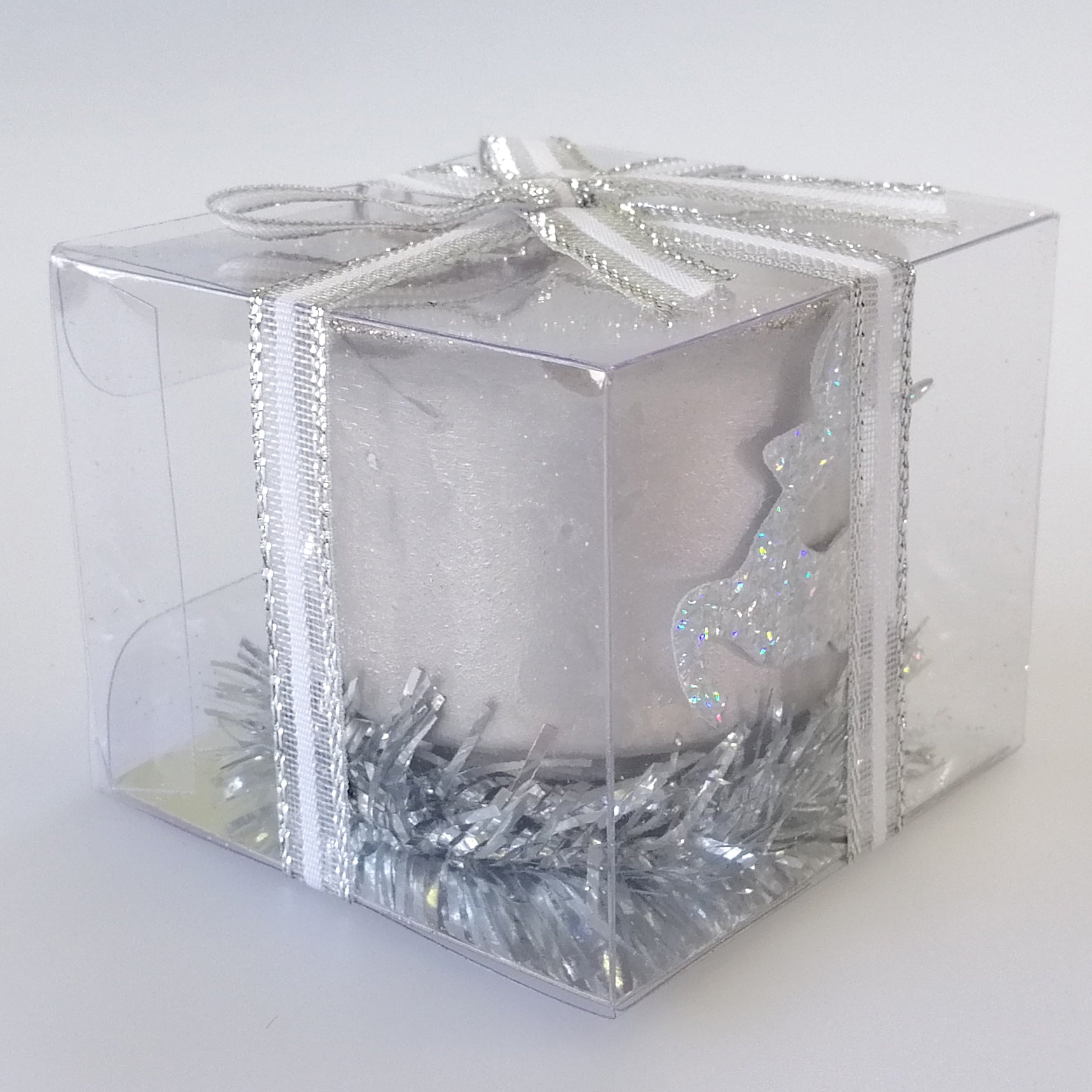 Votive Christmas Candle - Silver