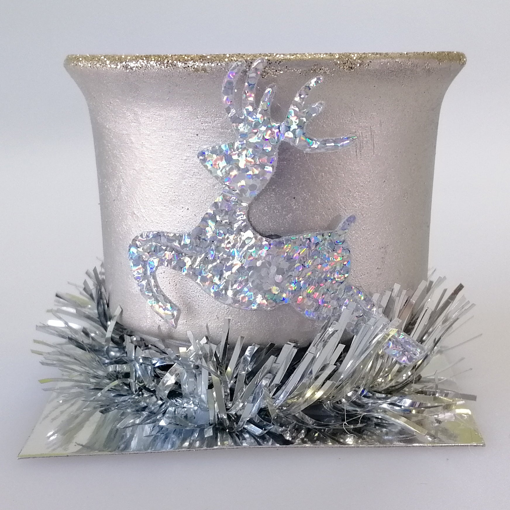 Votive Christmas Candle - Silver