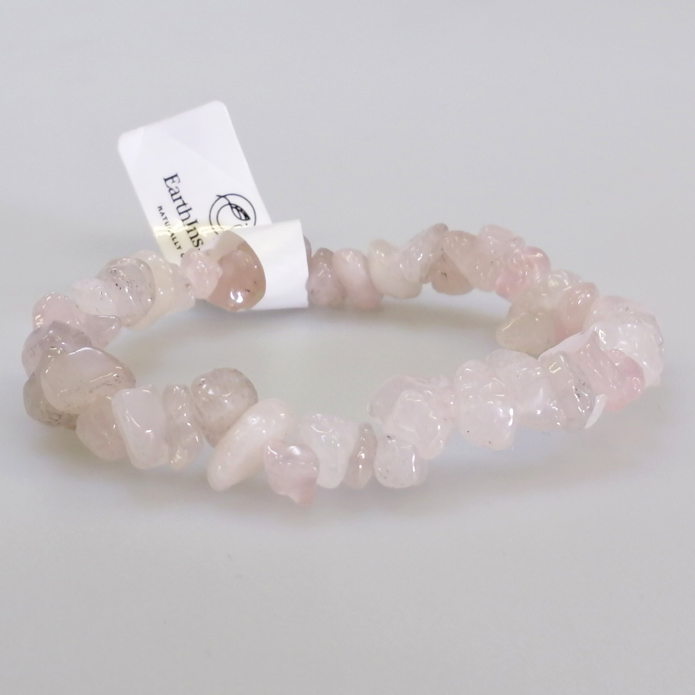 Gem Chip Bracelet - Rose Quartz