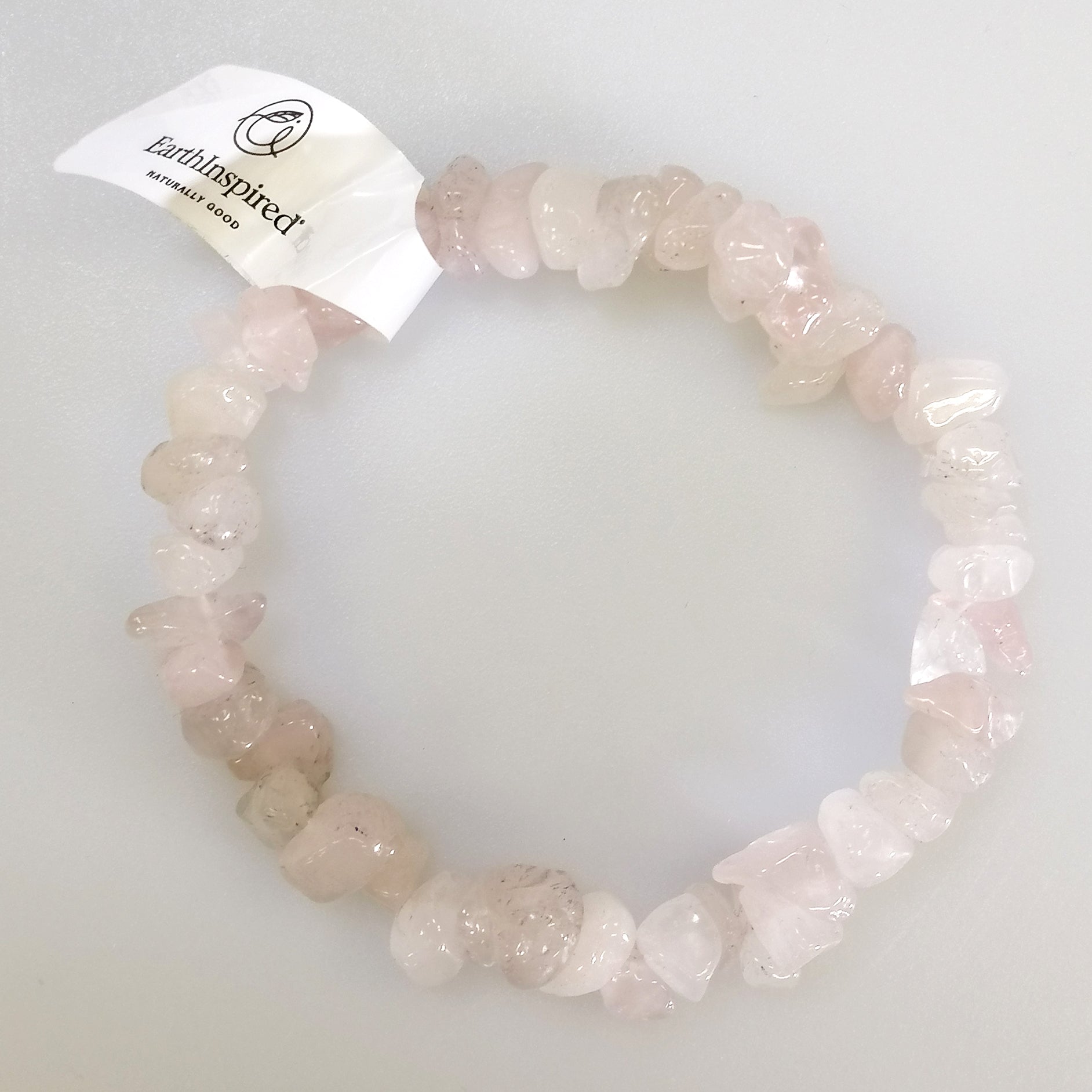 Gem Chip Bracelet - Rose Quartz