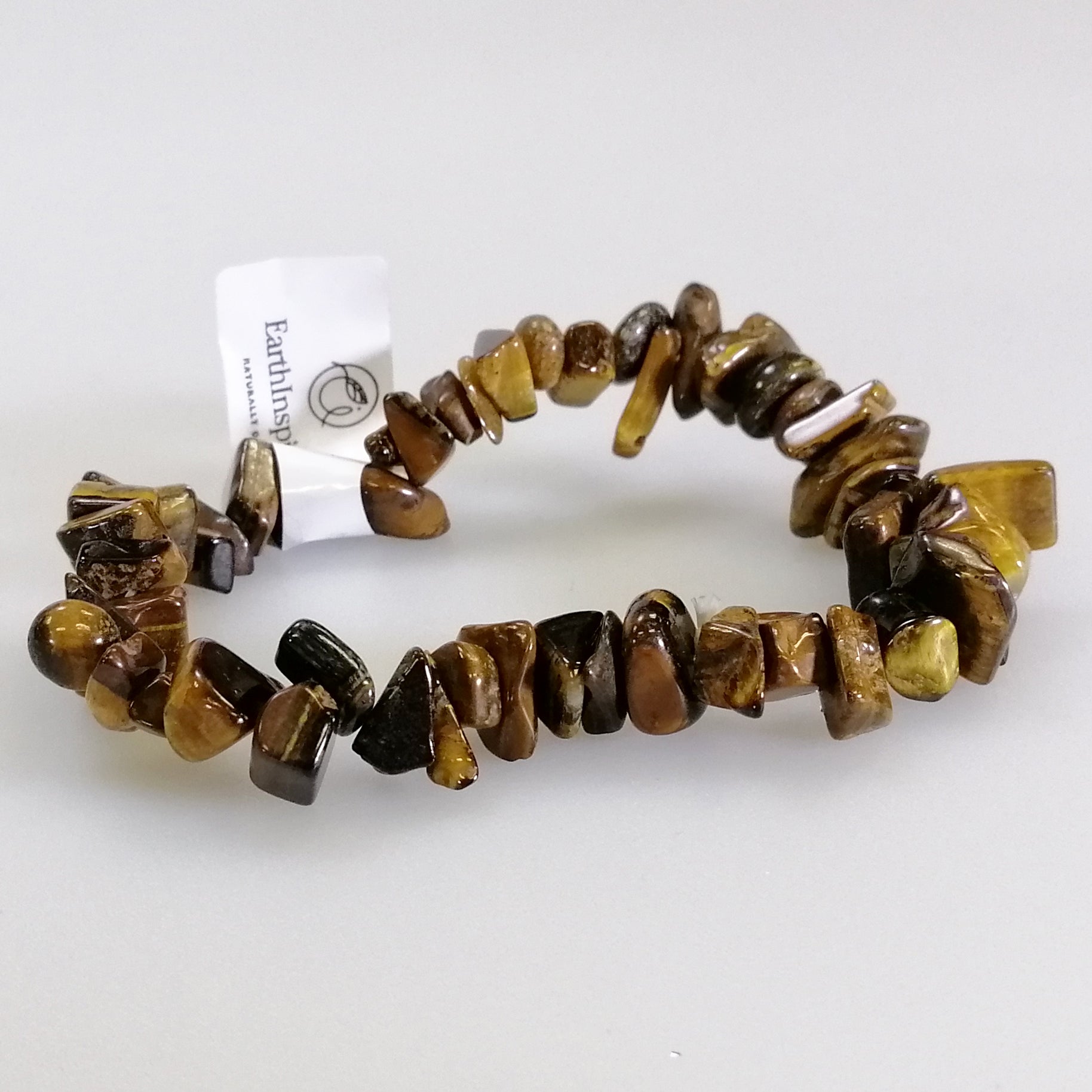 Gem Chip Bracelet - Tiger's Eye