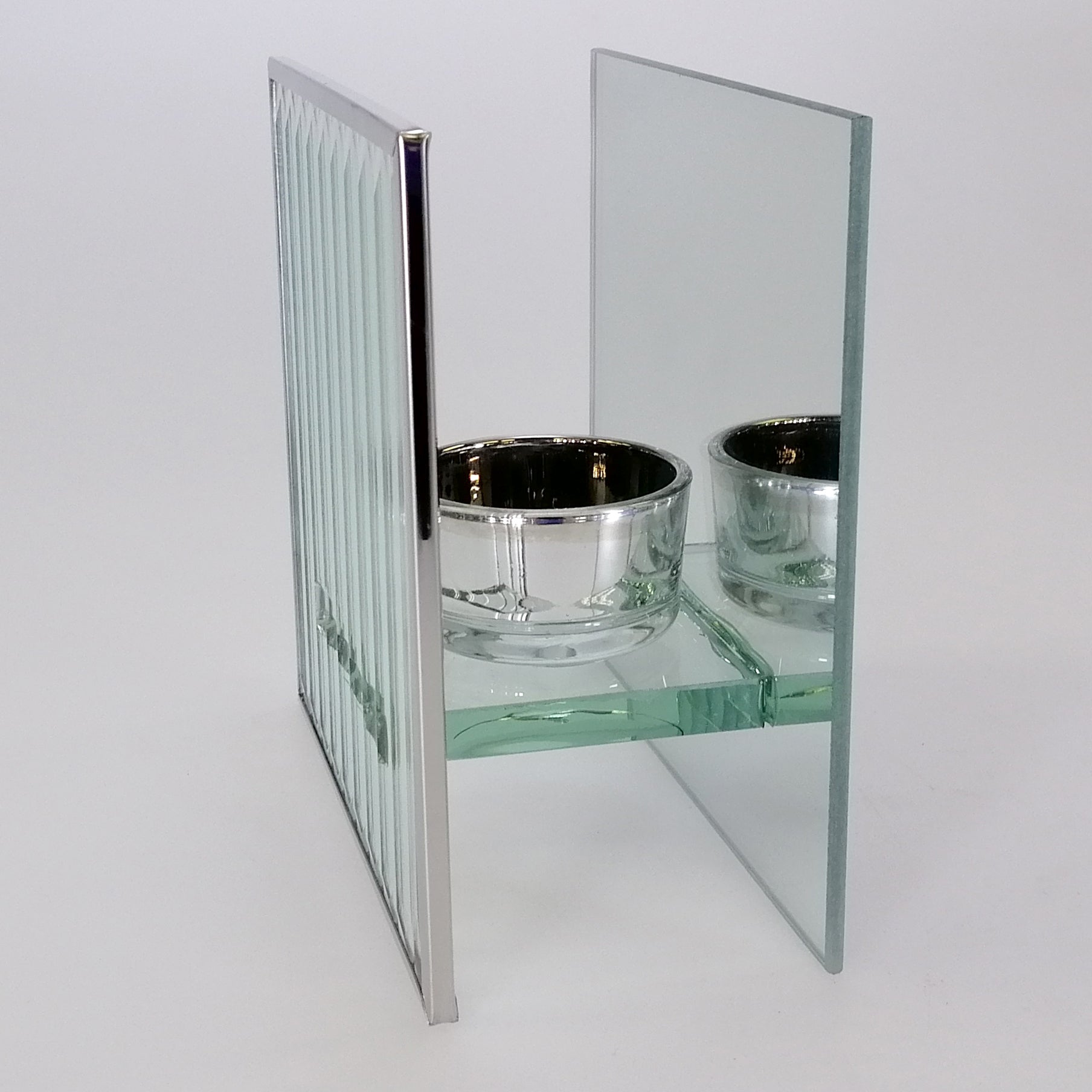 Silver Deco Tealight Holder