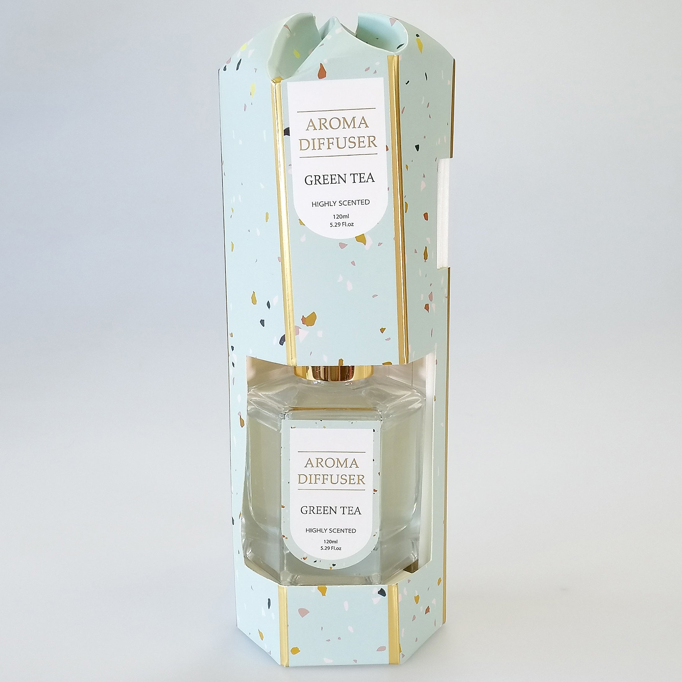 Marble Aroma Diffuser - Green Tea - 120ml