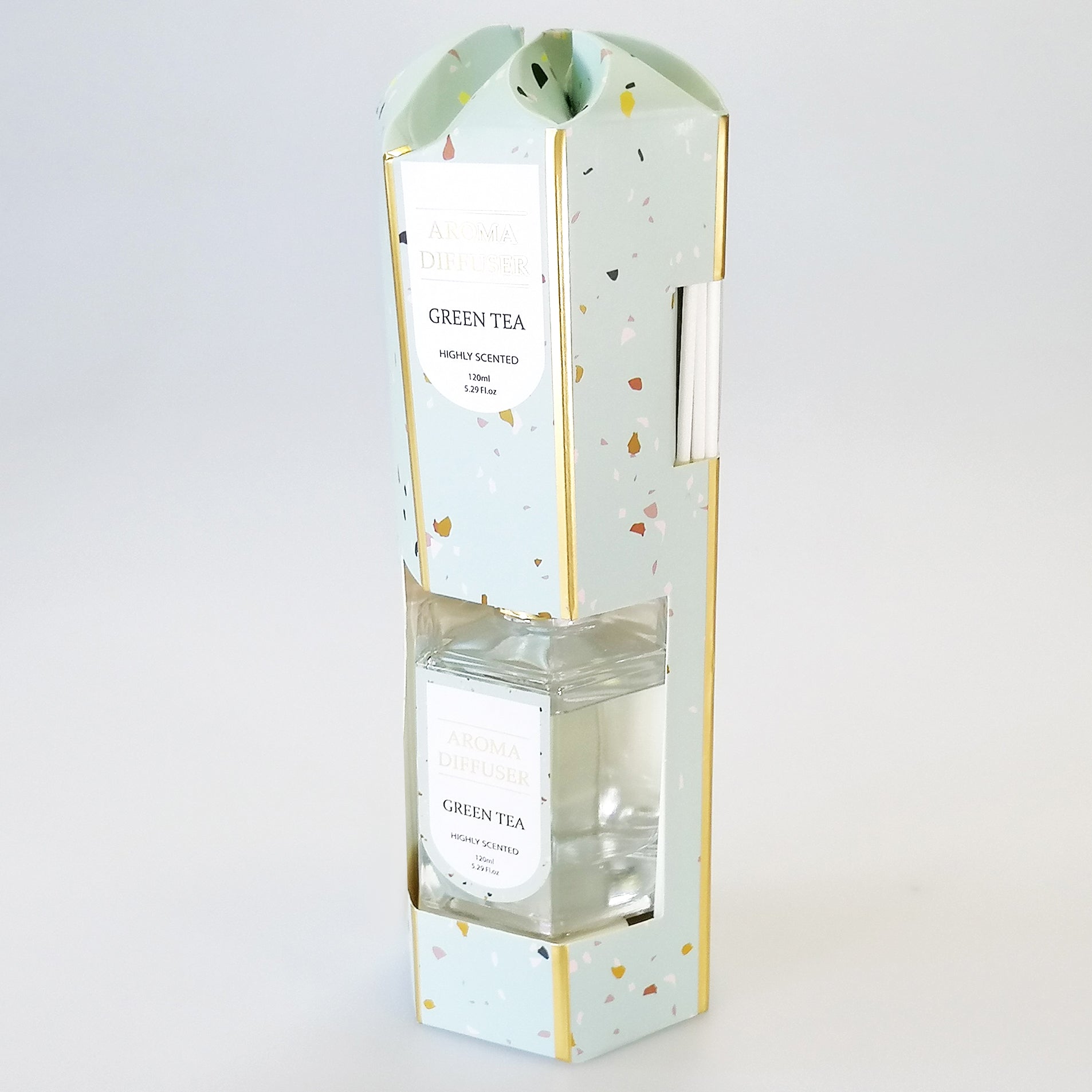 Marble Aroma Diffuser - Green Tea - 120ml