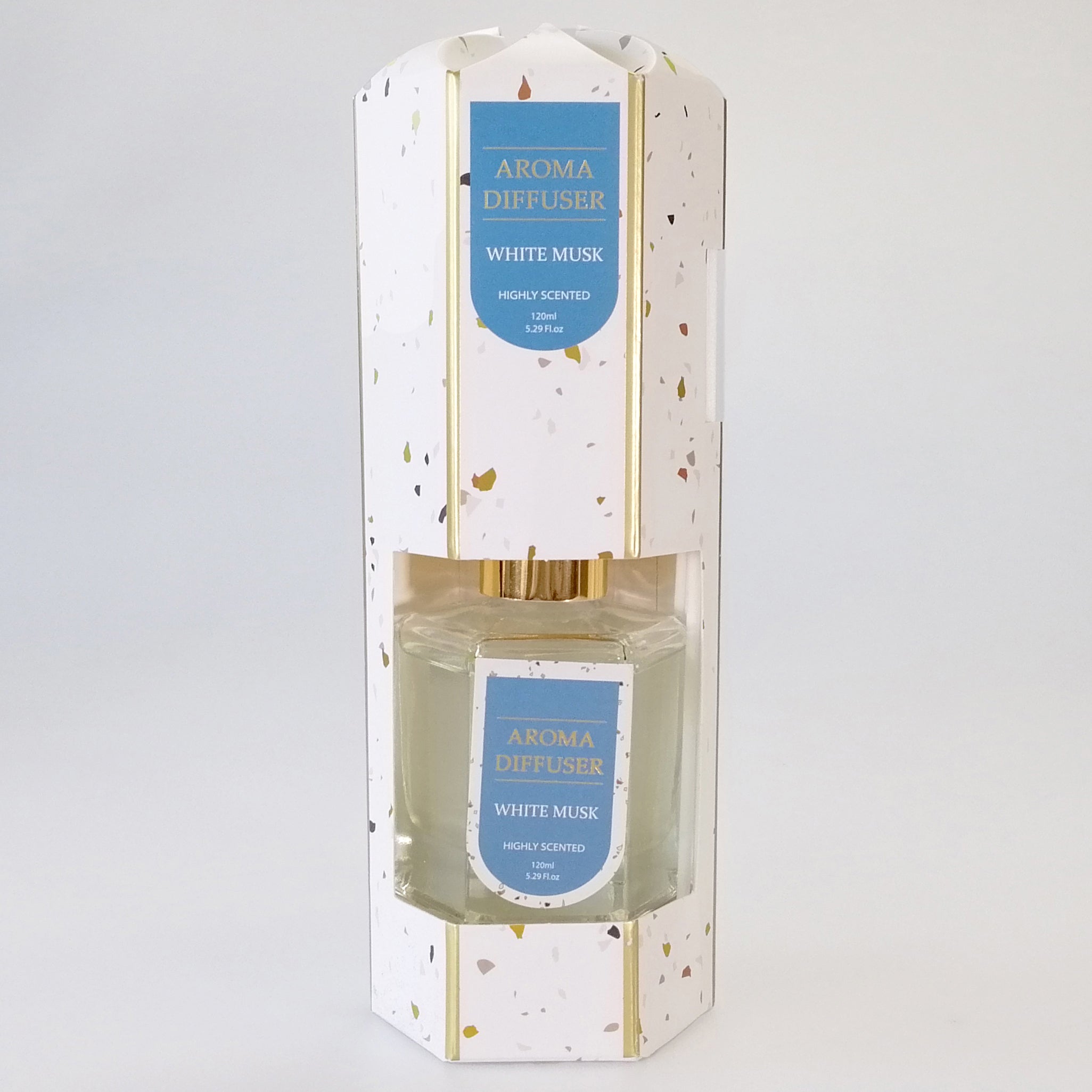 Marble Aroma Diffuser - White Musk - 120ml