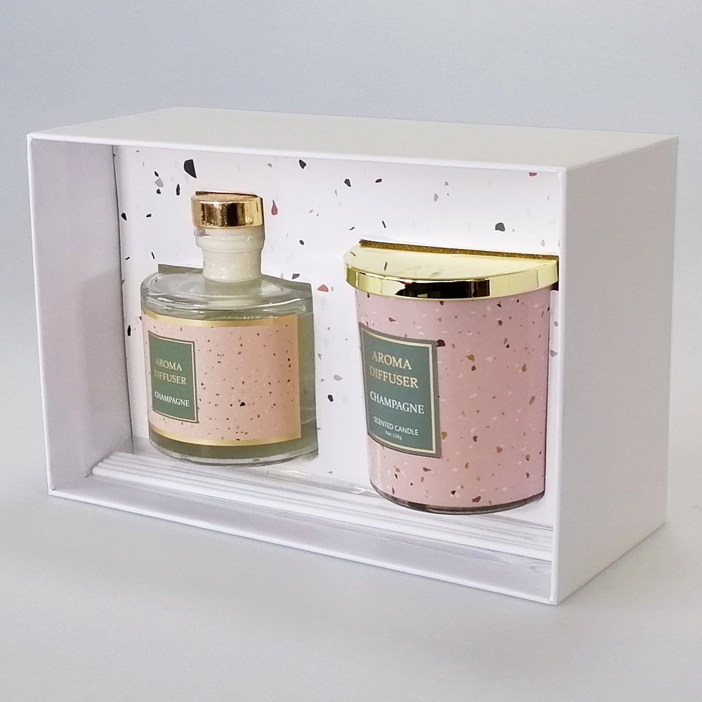 Marble Aroma Gift Set - Champagne