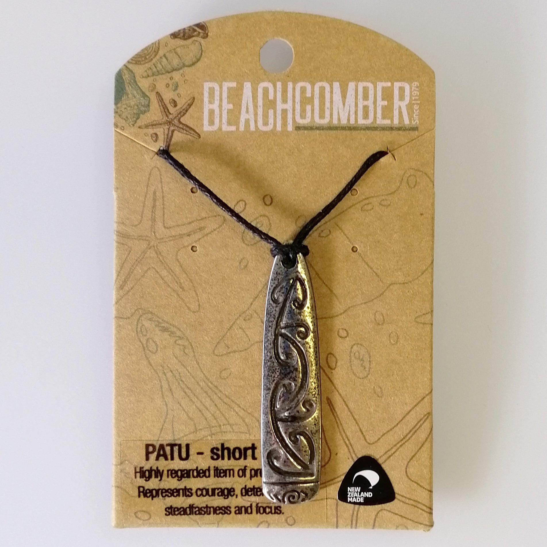 Beachcomber - Pewter Patu Necklace