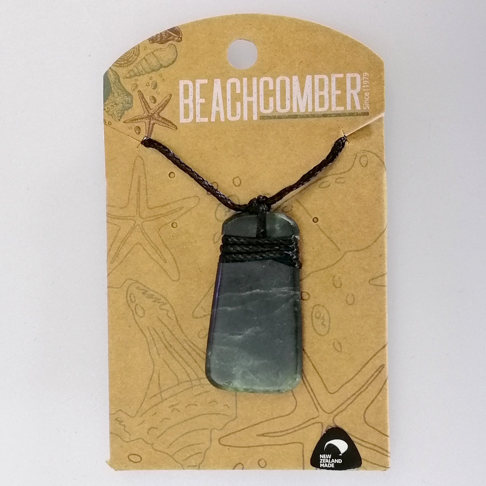 Pounamu (NZ Greenstone) Pendant - Beachcomber Range