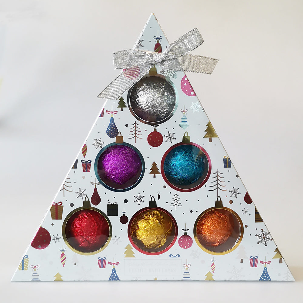 Festive Bath Bombs - Set of 6
