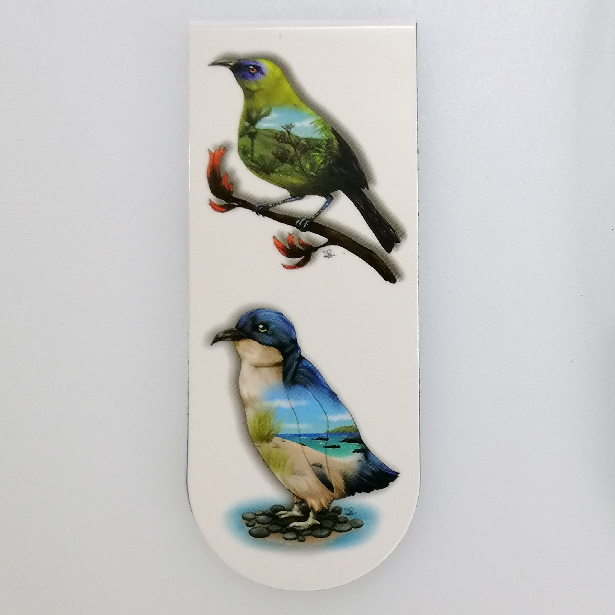 NZ Magnetic Bookmarks - Sophie Blokker - Birds - Two