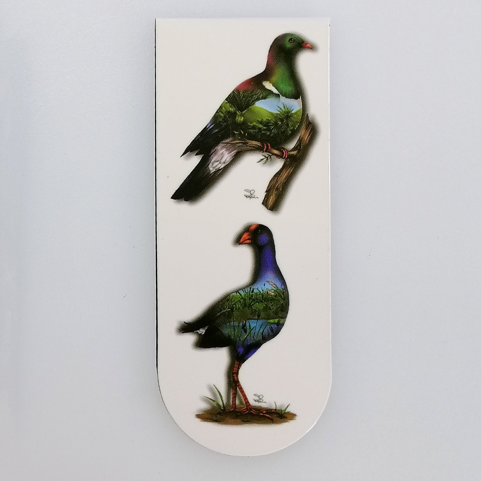 NZ Magnetic Bookmarks - Sophie Blokker - Birds - Two