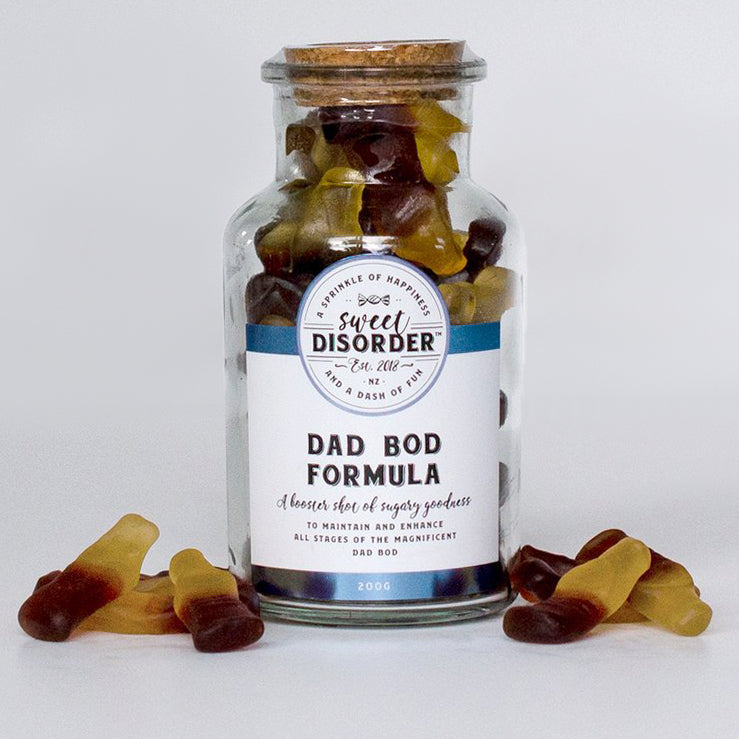 'Dad Bod Formula' Gummy Cola Candy - 200g