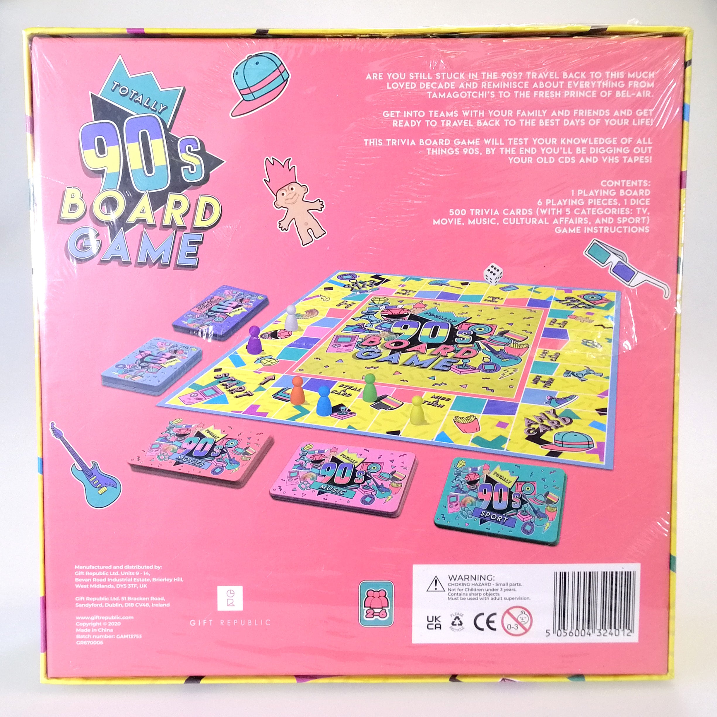 Totally 90s Trivia Board Game