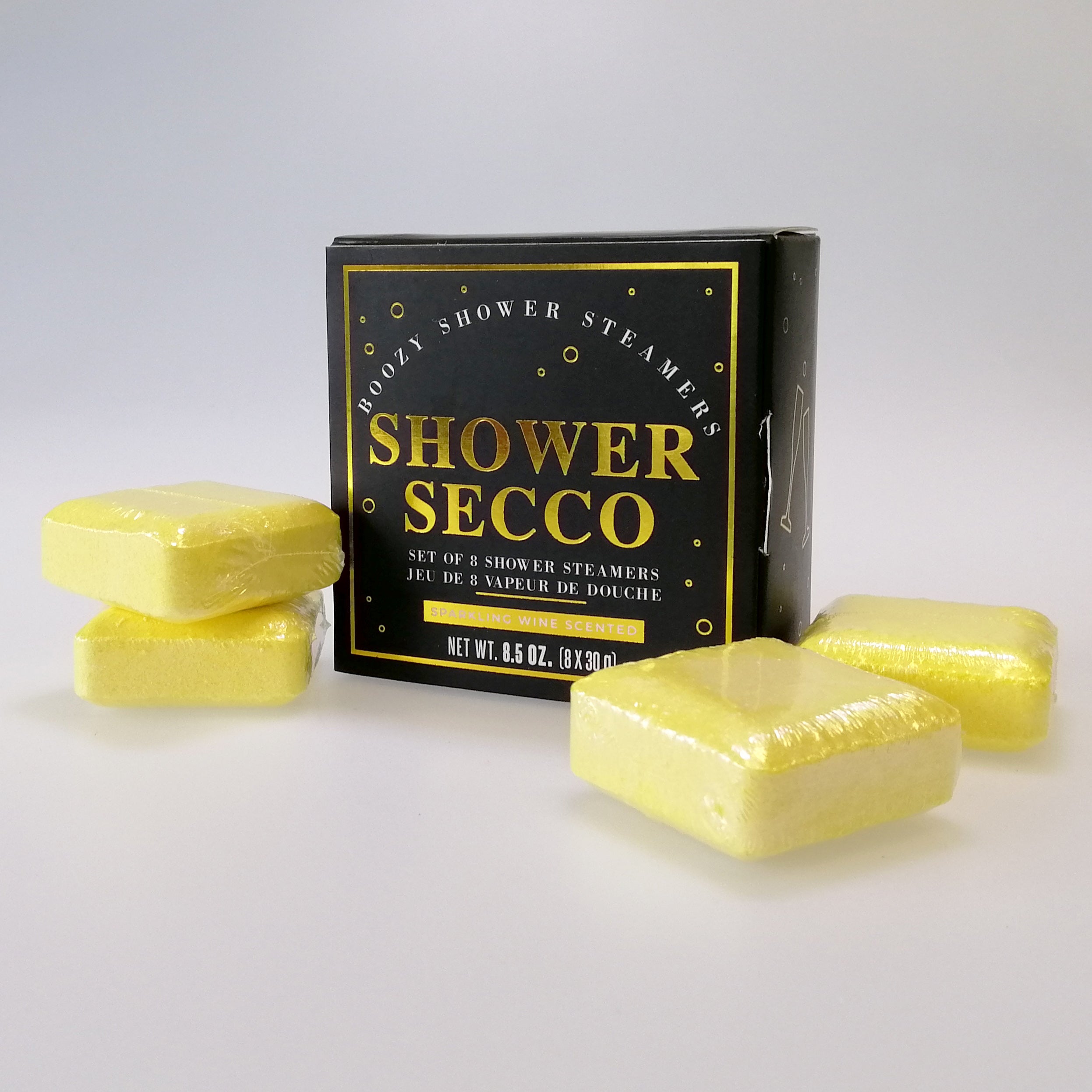 Shower Secco' Boozy Shower Steamers - Set of 8