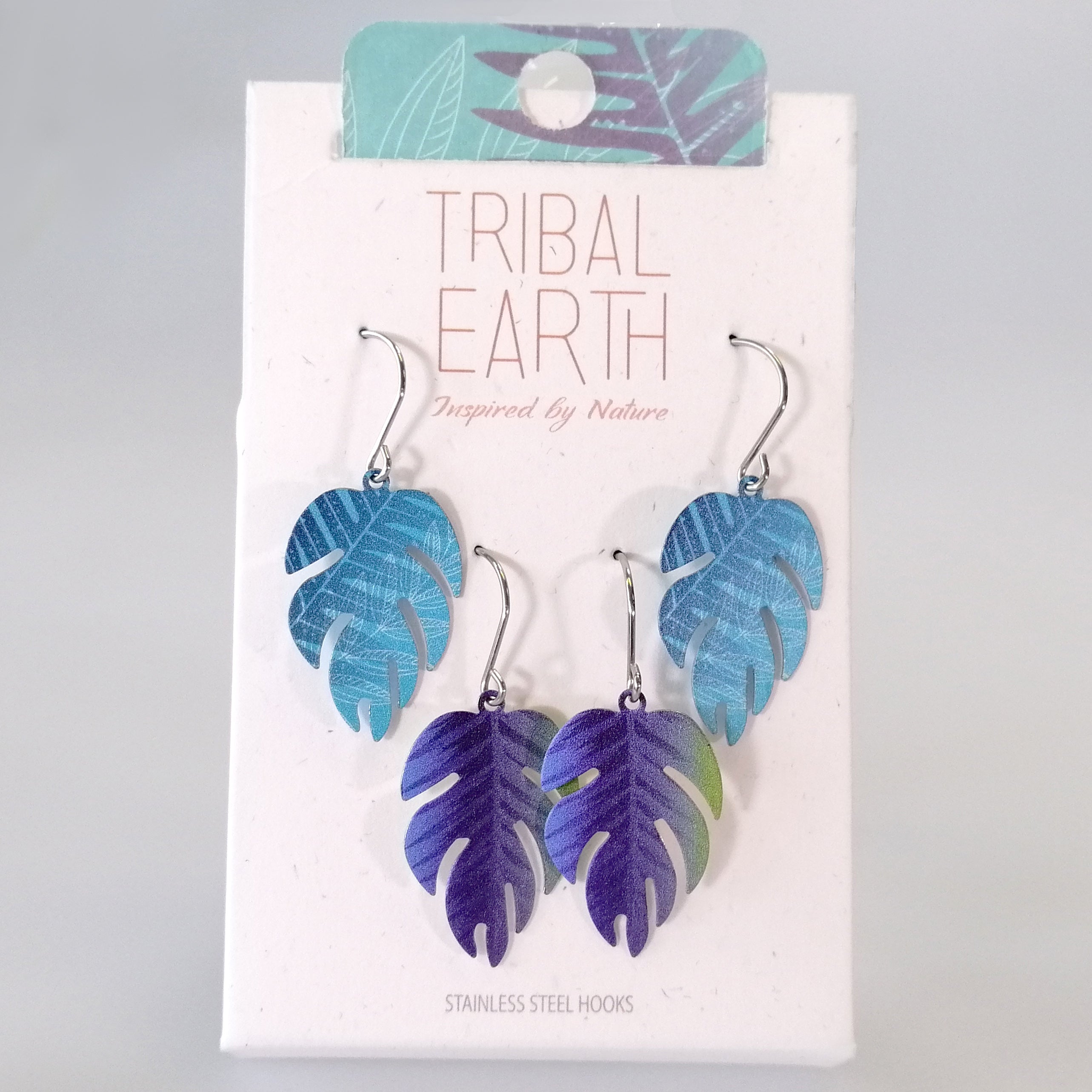 Tribal Earth - Ferns Earring Set