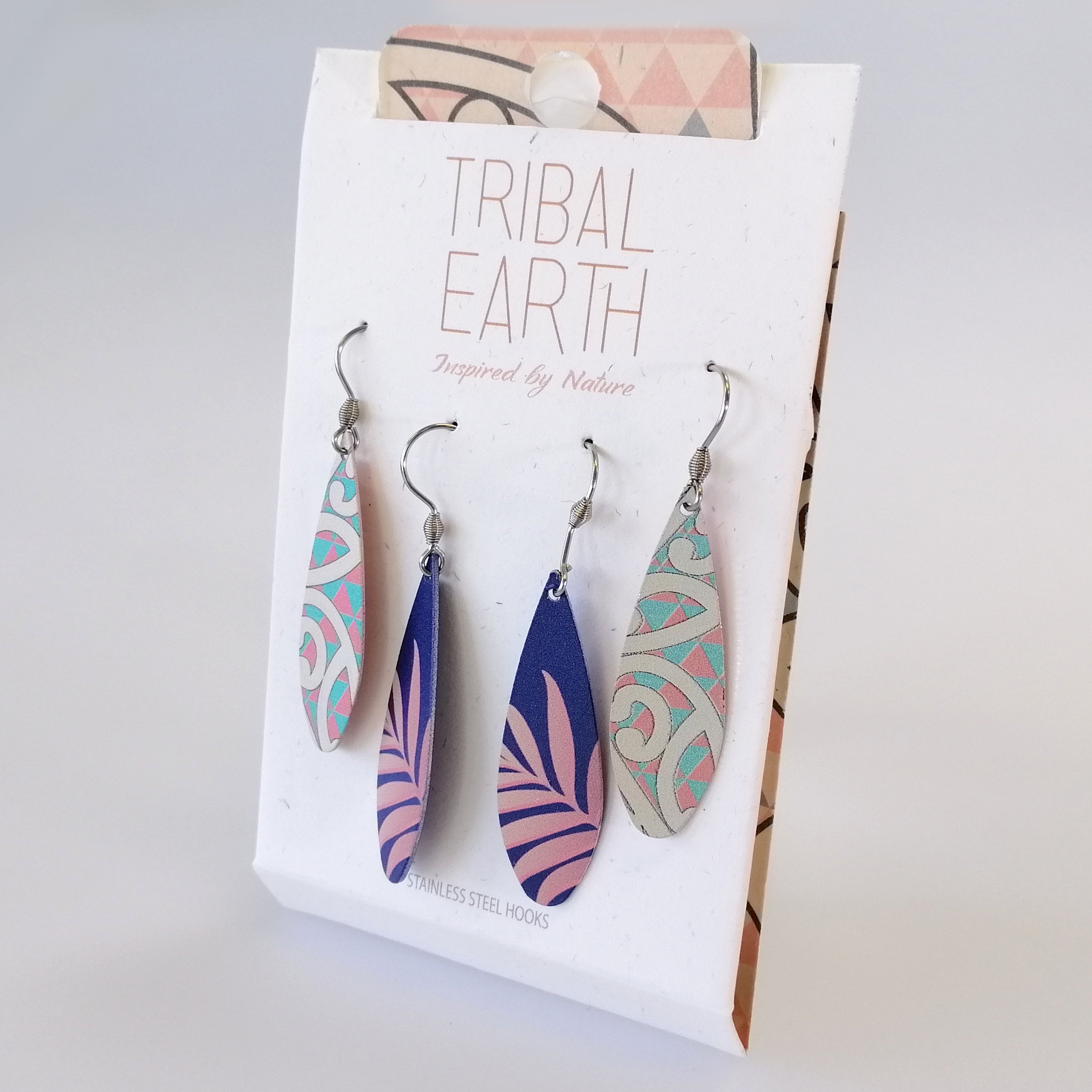 Tribal Earth - Teardrop Earring Set