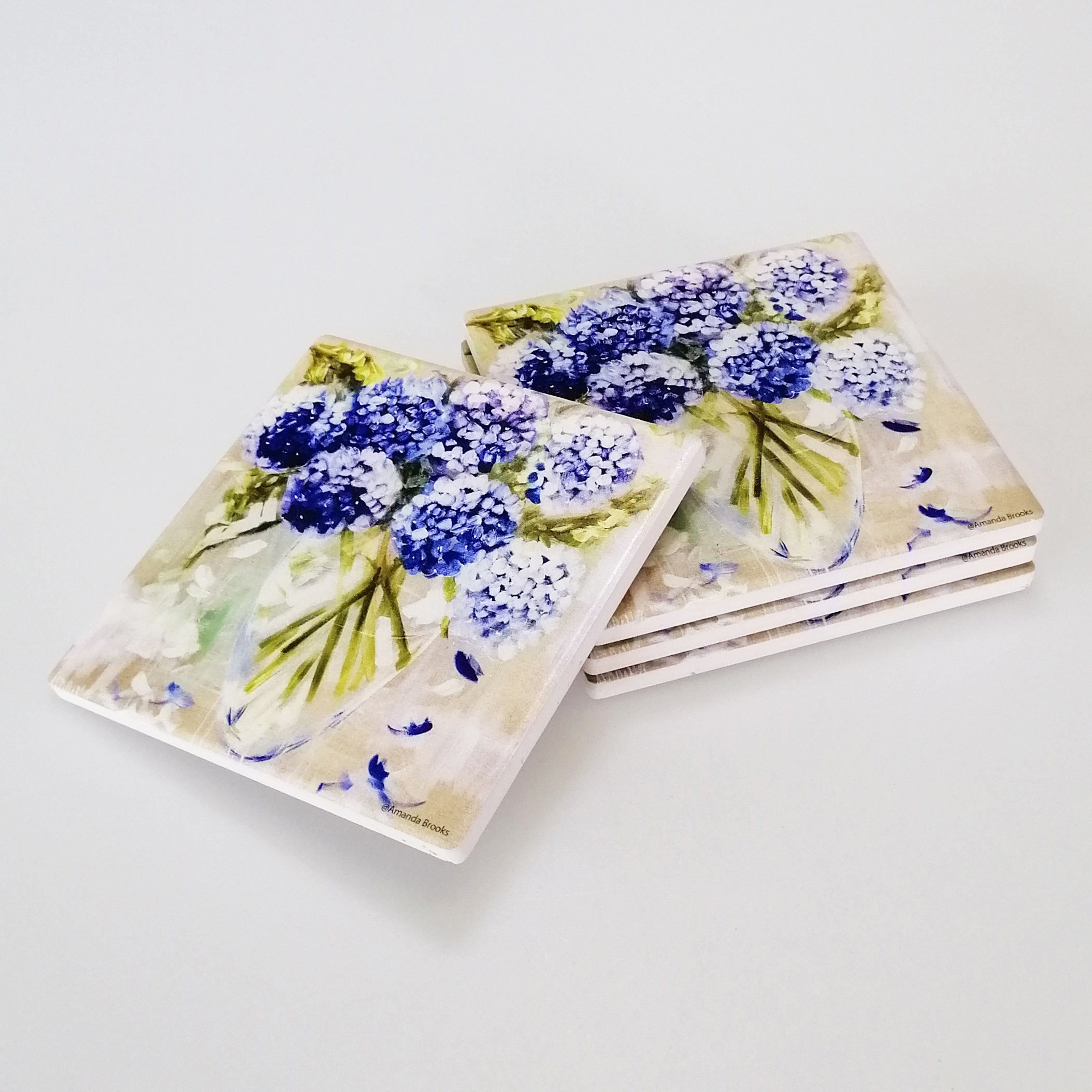 Hydrangeas - Coasters - Set of 4