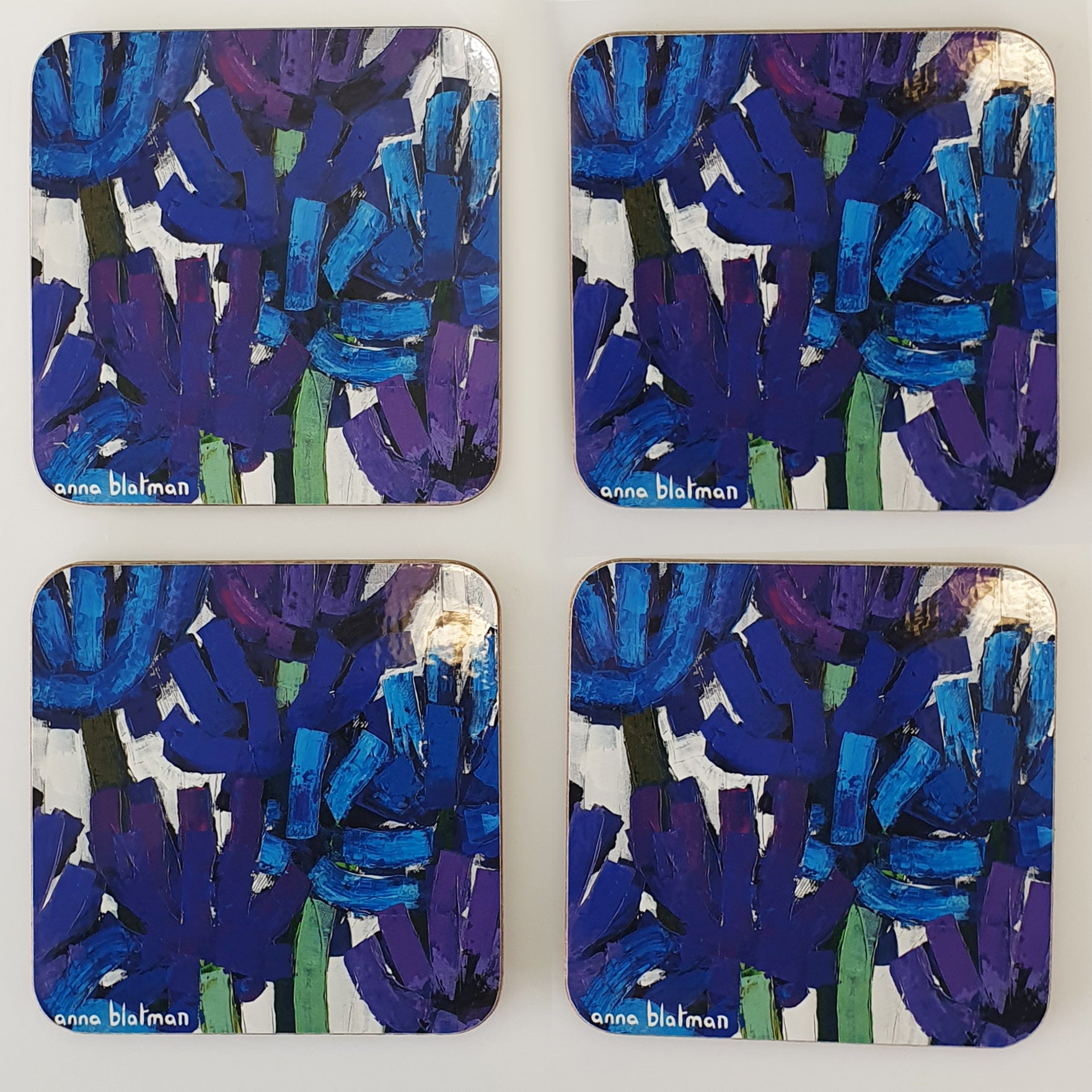 Agapanthus - Coasters - Set of 4