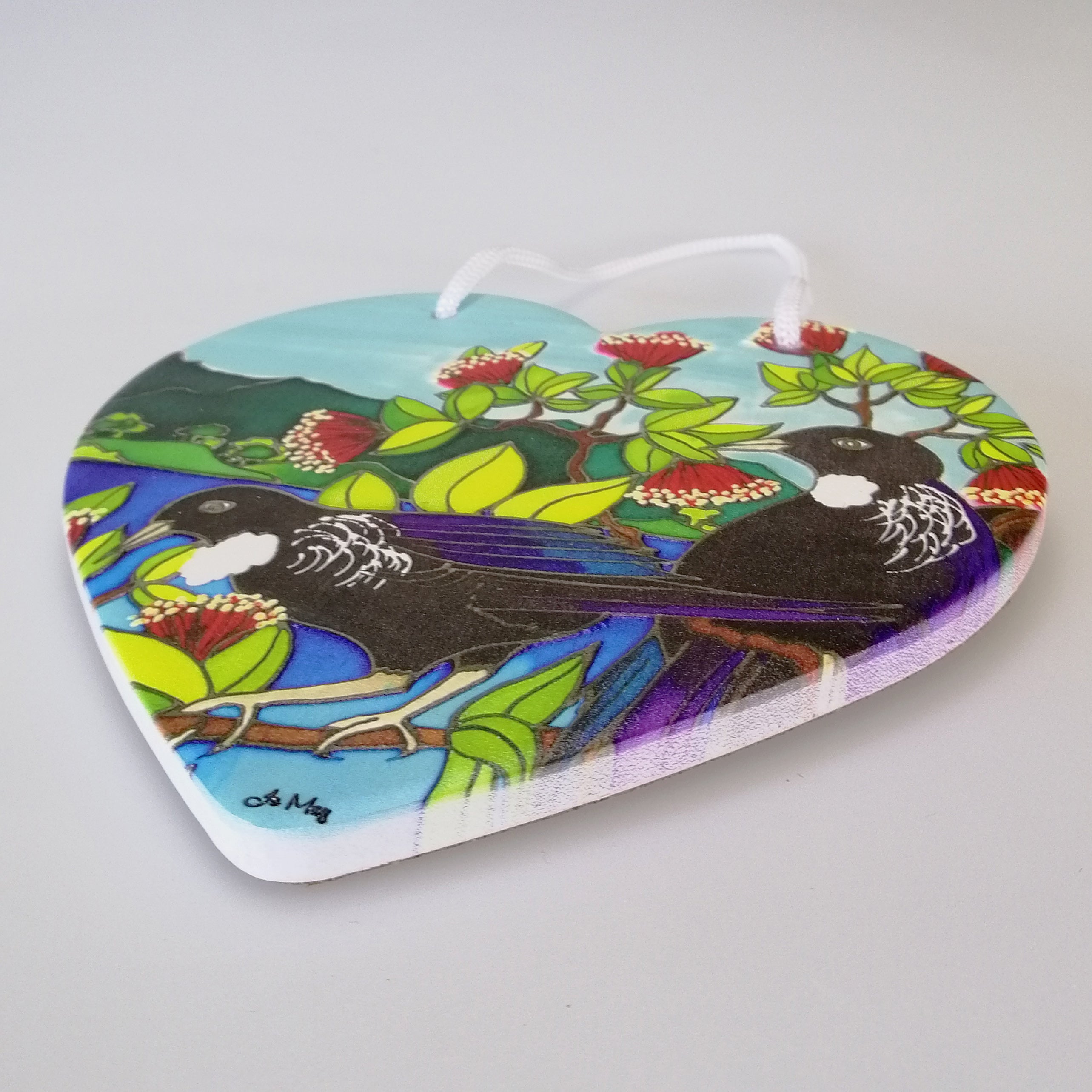 Jo May - Tuis Ceramic Heart Wall Hanging