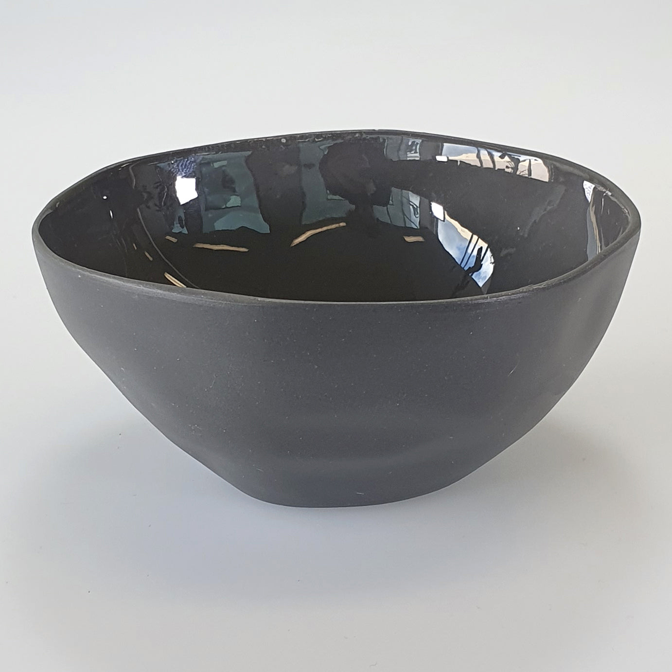 Flax Pinch Pot - Charcoal