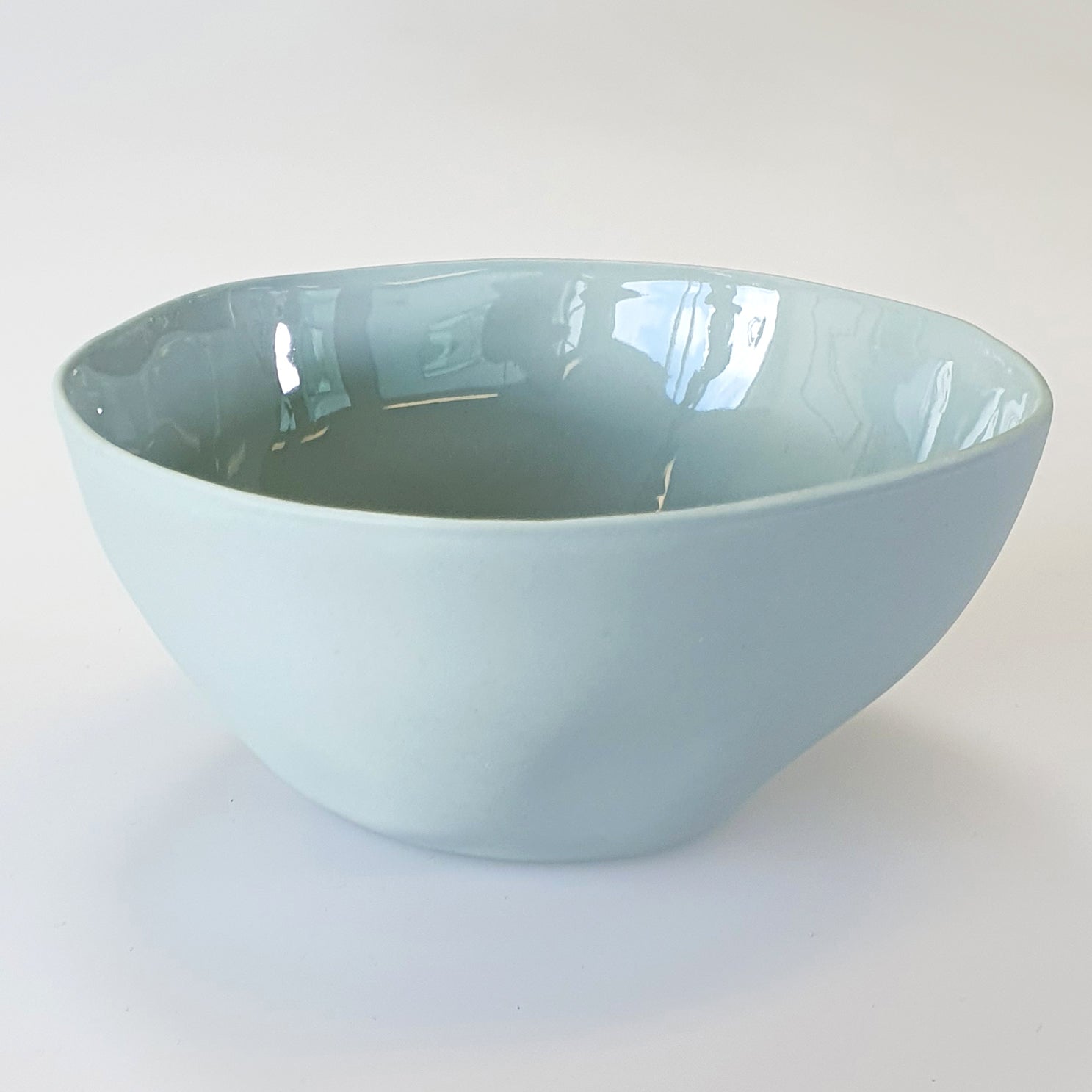 Flax Fruit Bowl - Small - Duck Egg