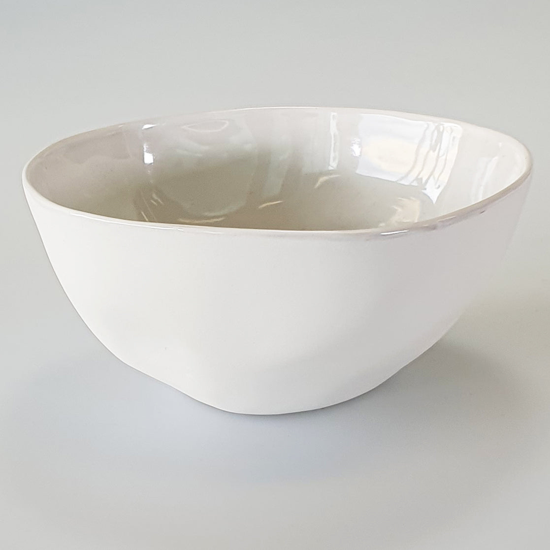 Flax Fruit Bowl - Small - White