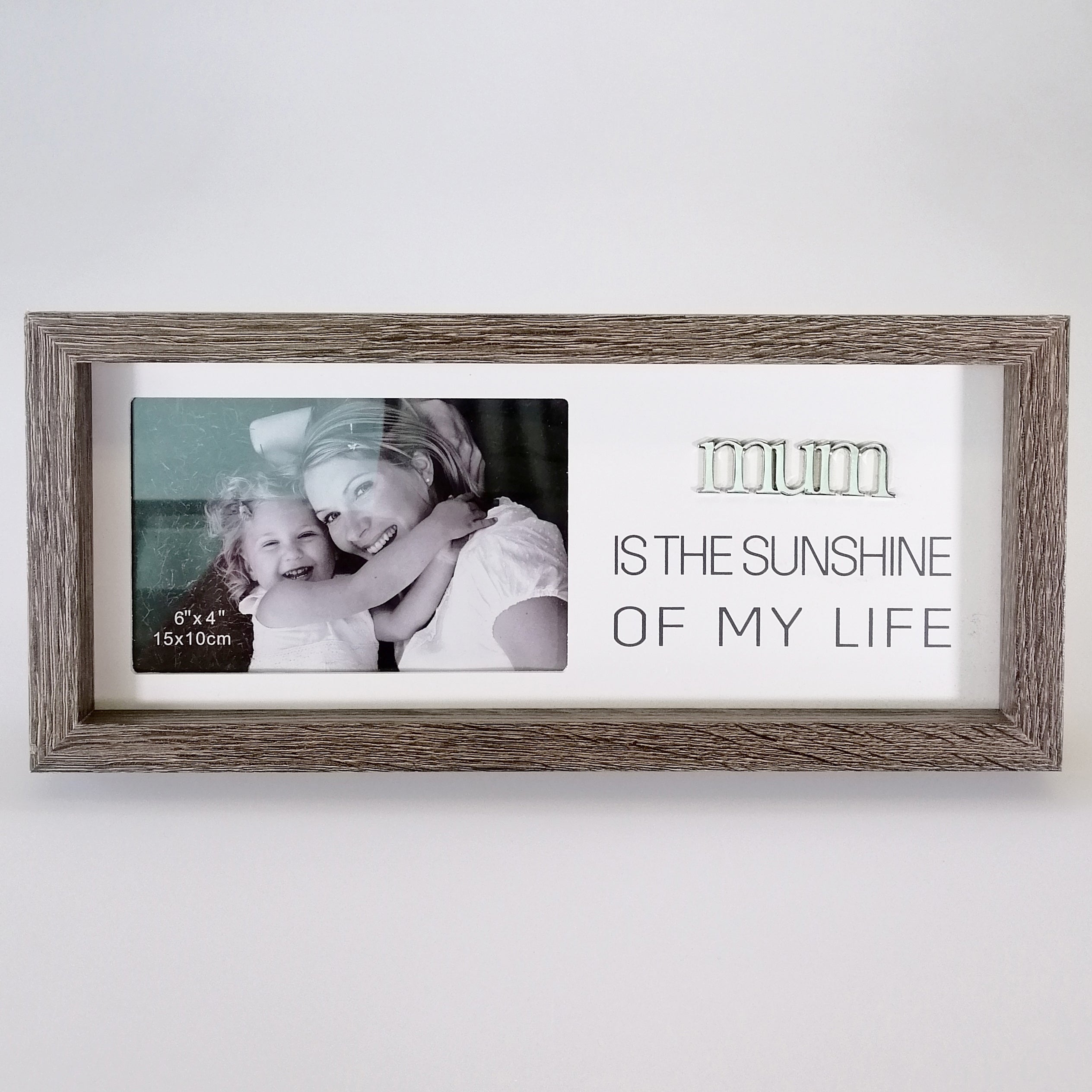 Wood-Look Sentimental Frame - Mum 4"x6"