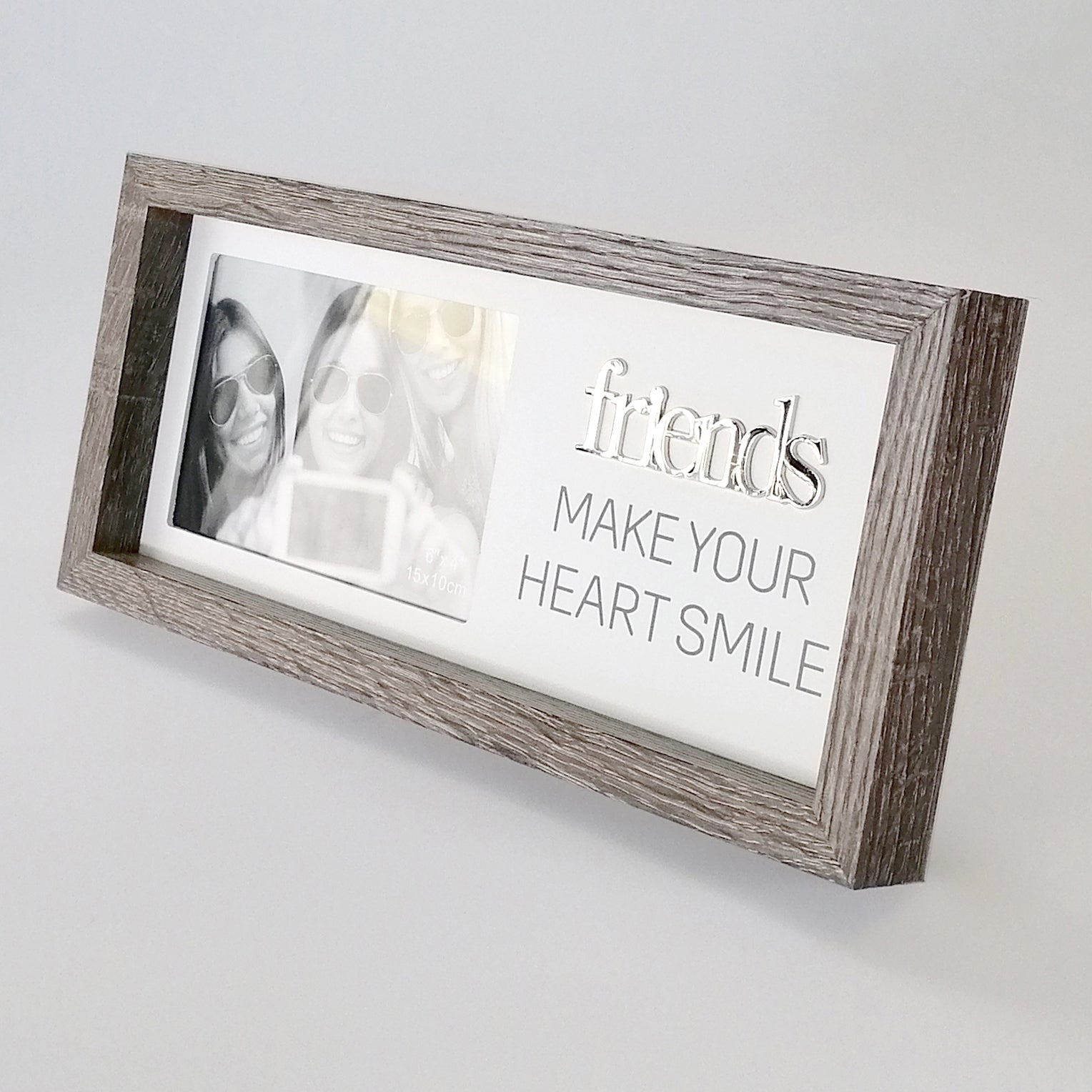 Wood-Look Sentimental Frame - Friends 4"x6"