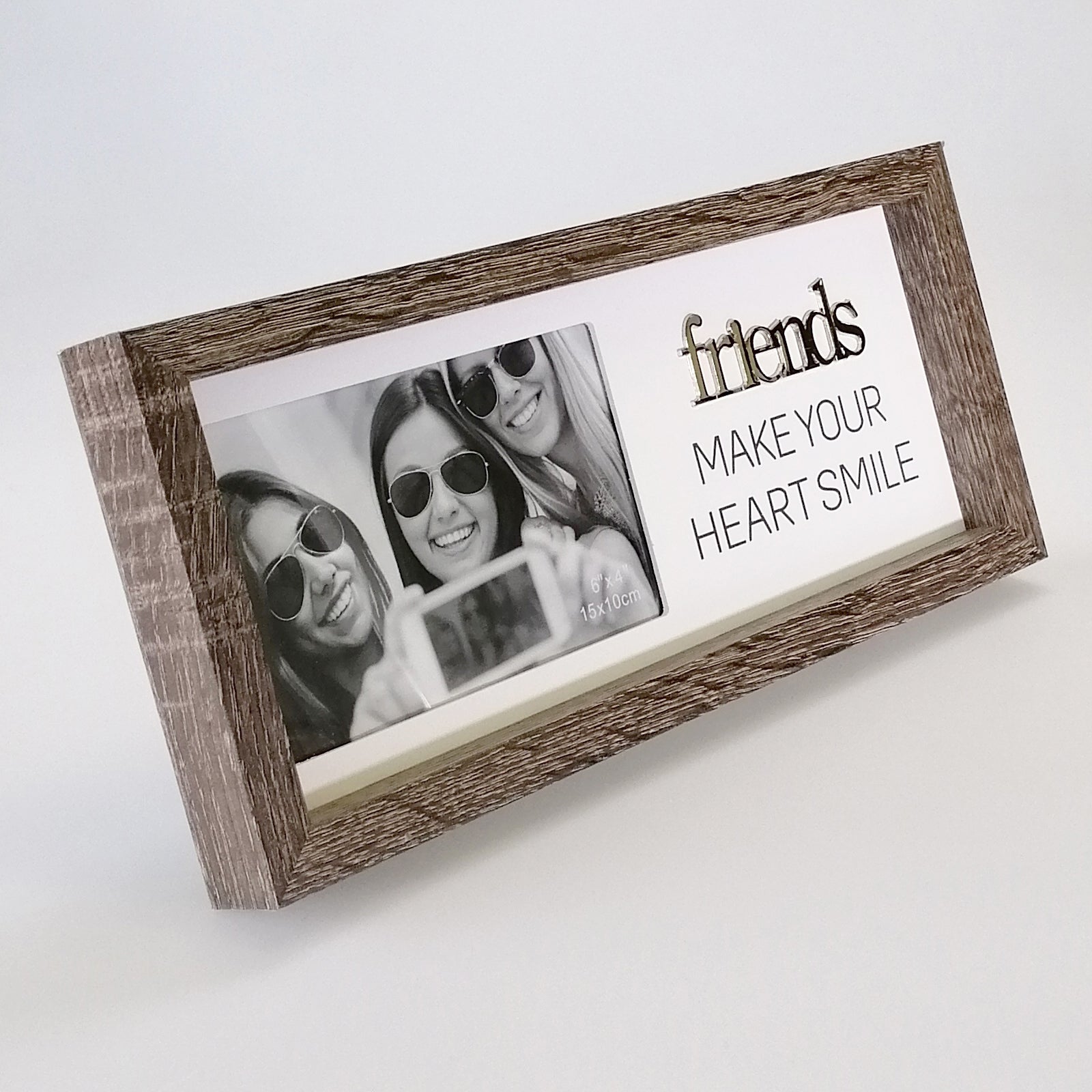 Wood-Look Sentimental Frame - Friends 4"x6"