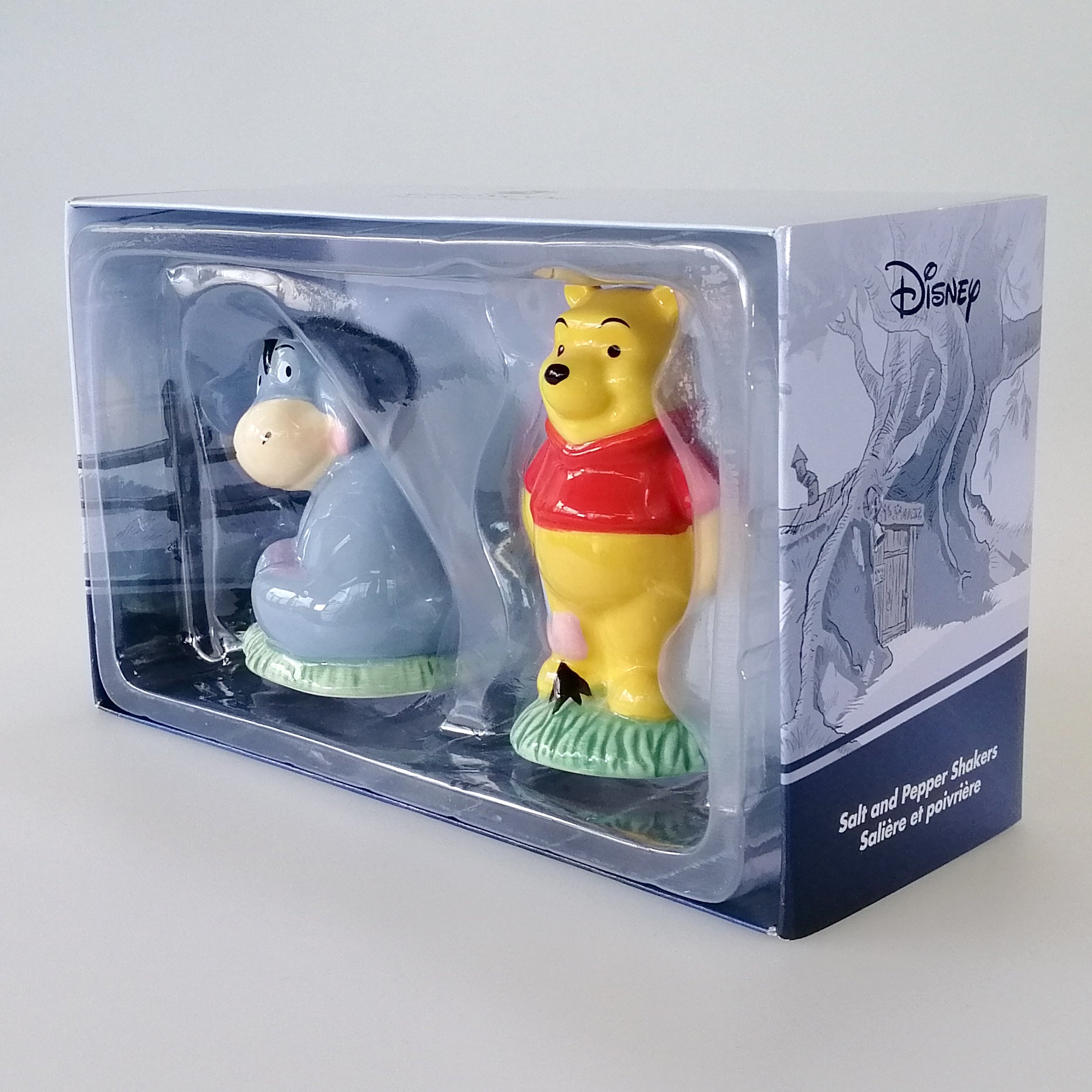 Pooh & Eeyore Collectible Ceramic Salt & Pepper Set