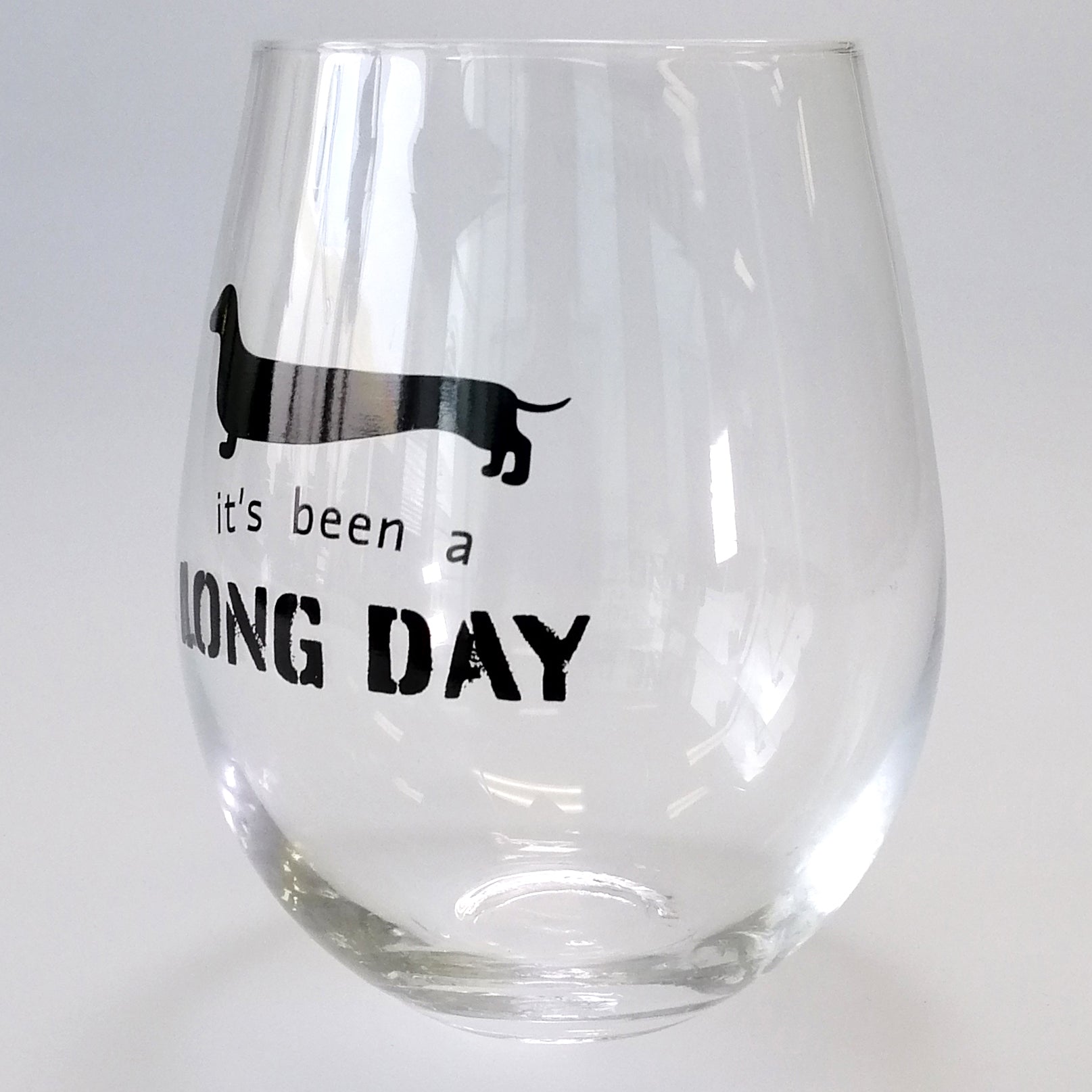 Stemless Wine Glass 'It's Been A Long Day'