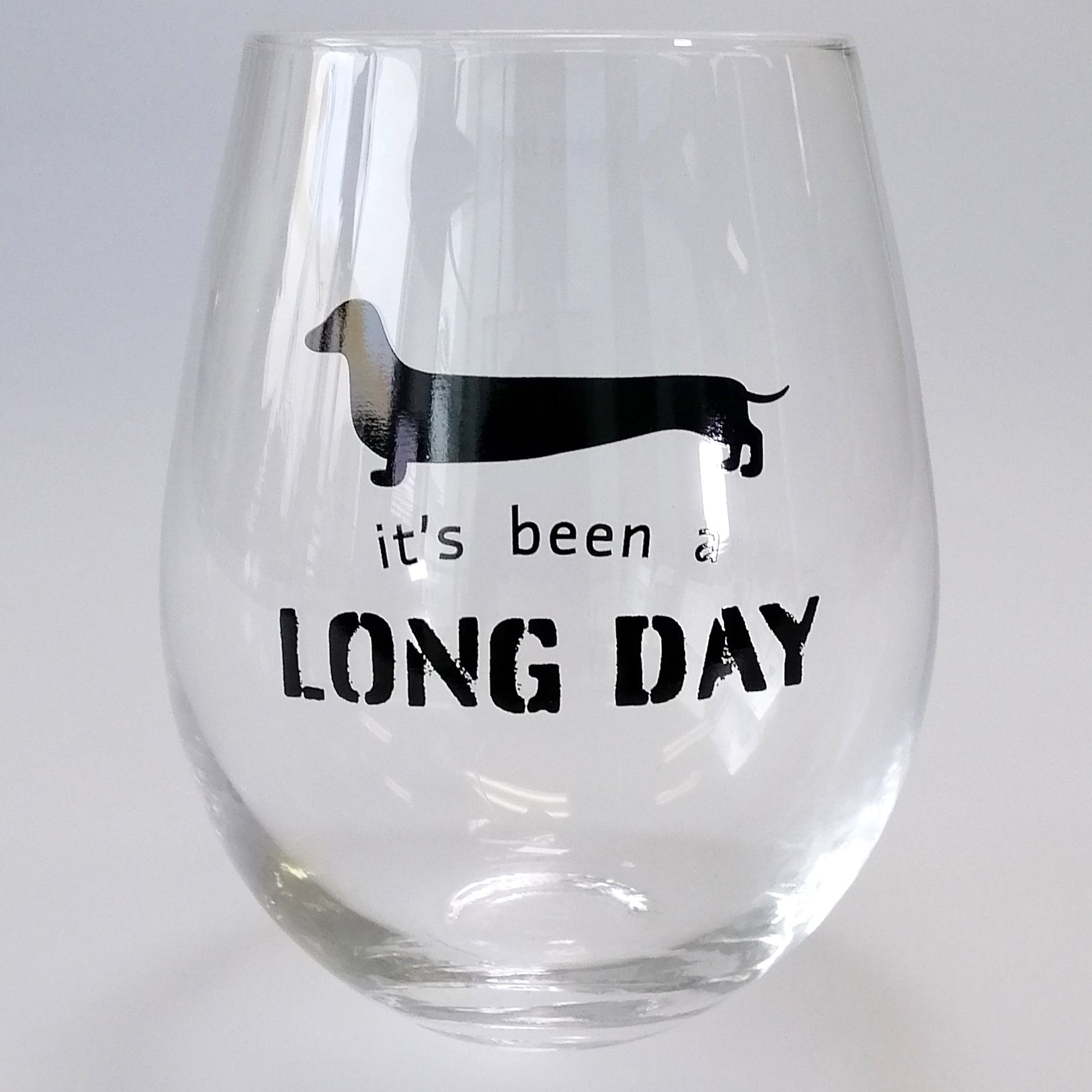 Stemless Wine Glass 'It's Been A Long Day'