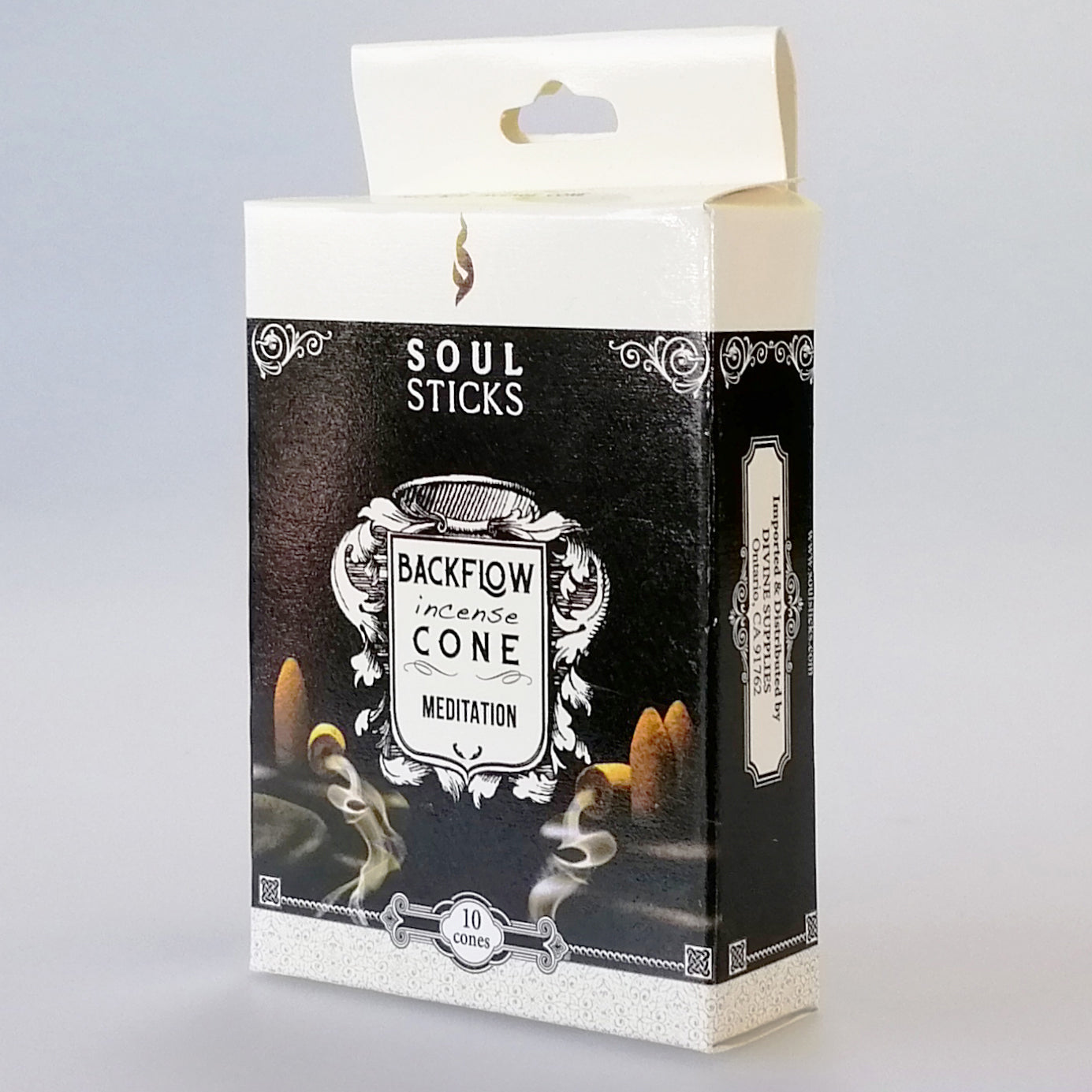 Soul Sticks Backflow Incense Cones - Meditation